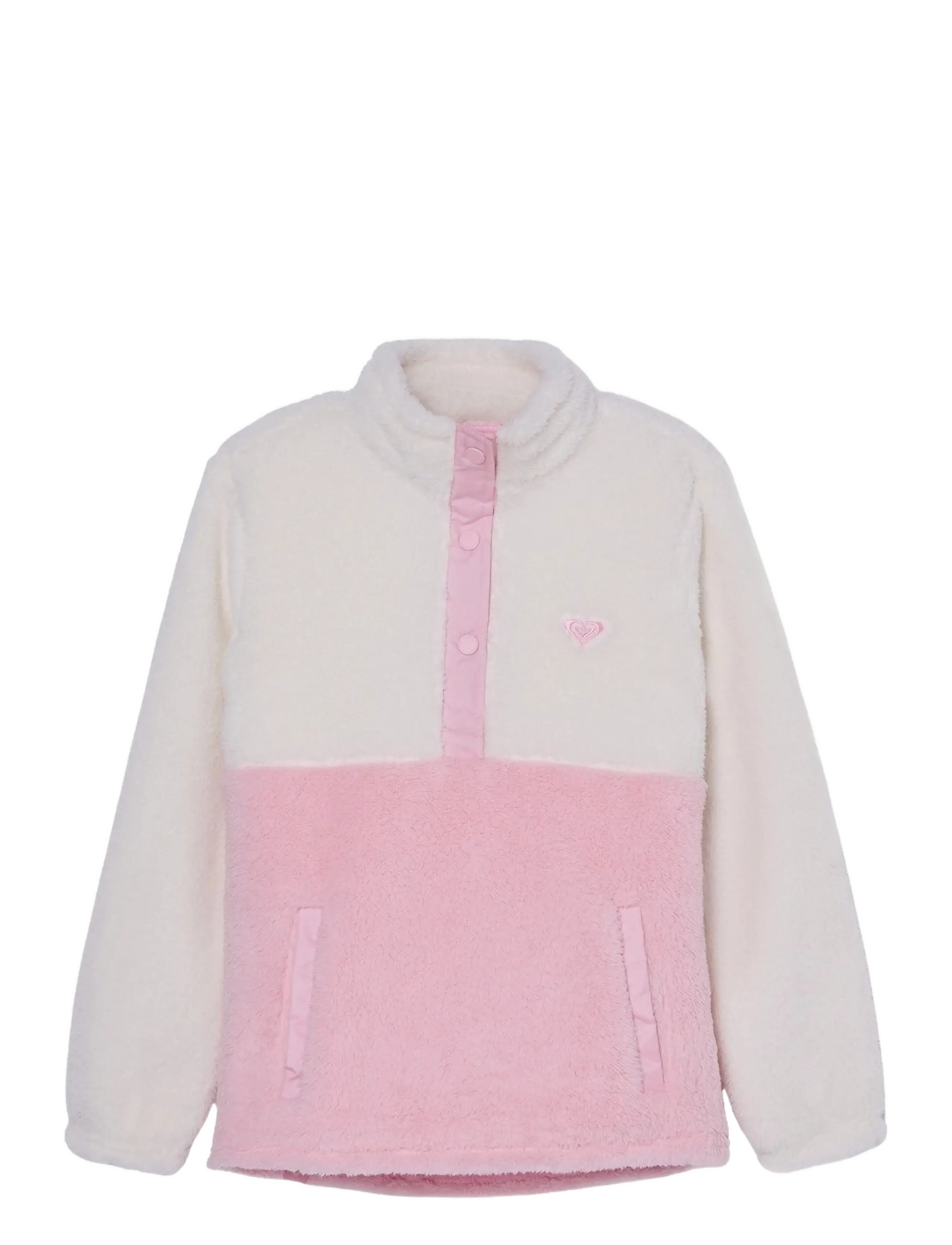Roxy WINTER FLORA GIRL - Teens 140-176 - WHISPER WHITE / pink/rose