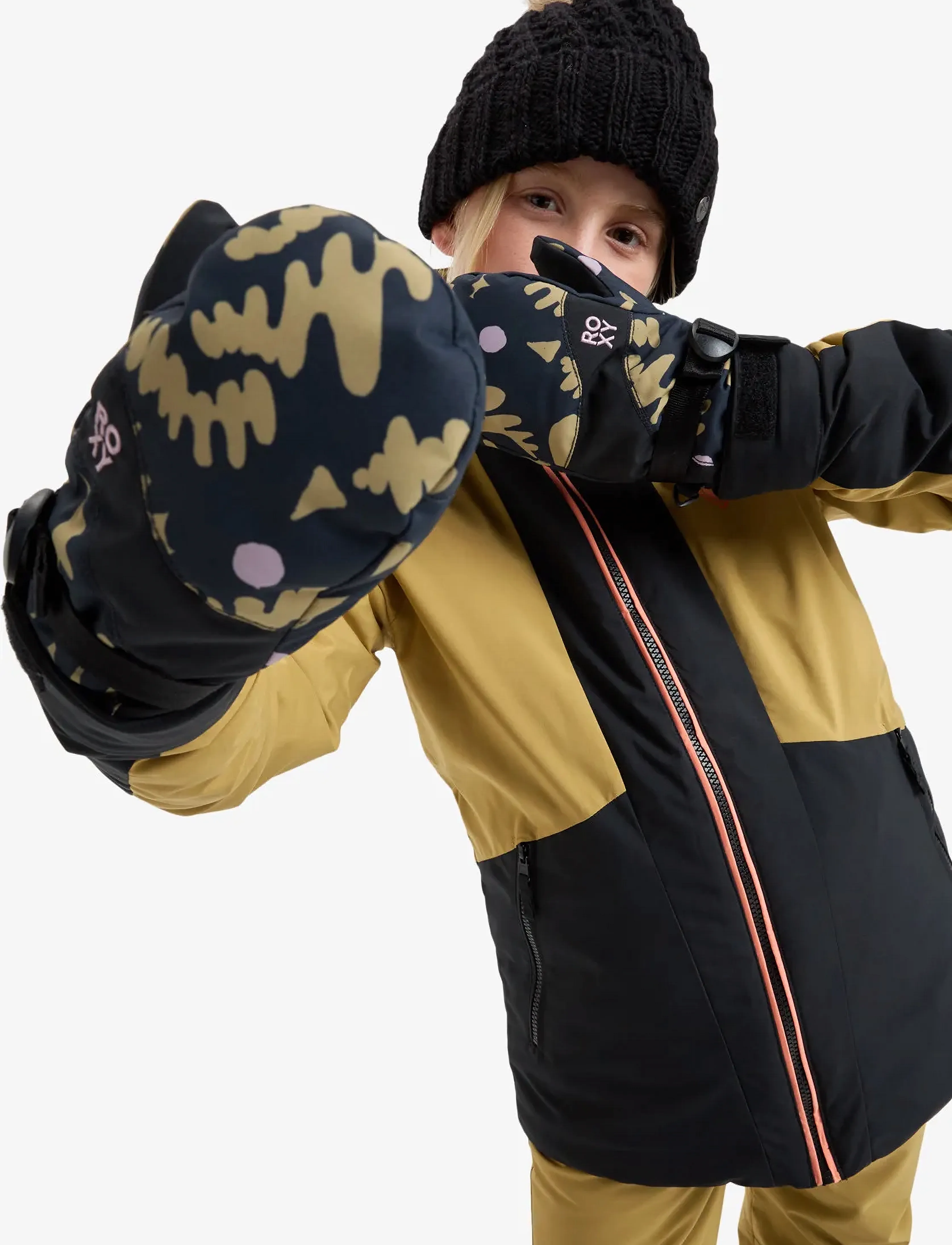 Roxy Roxy Jetty Girl Mitt, 152, Navy, Handsker Og Vanter > Vanter, Børn