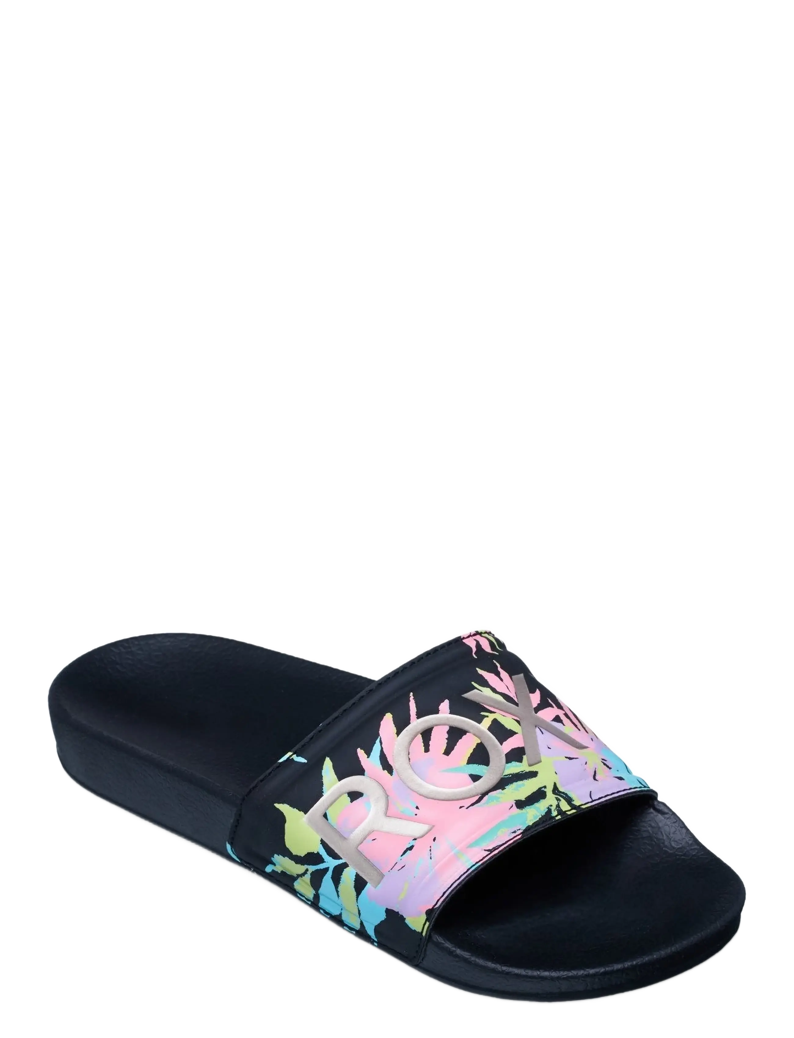 Roxy RG SLIPPY II PRINTED - Sko - BLACK MULTI 1 / black