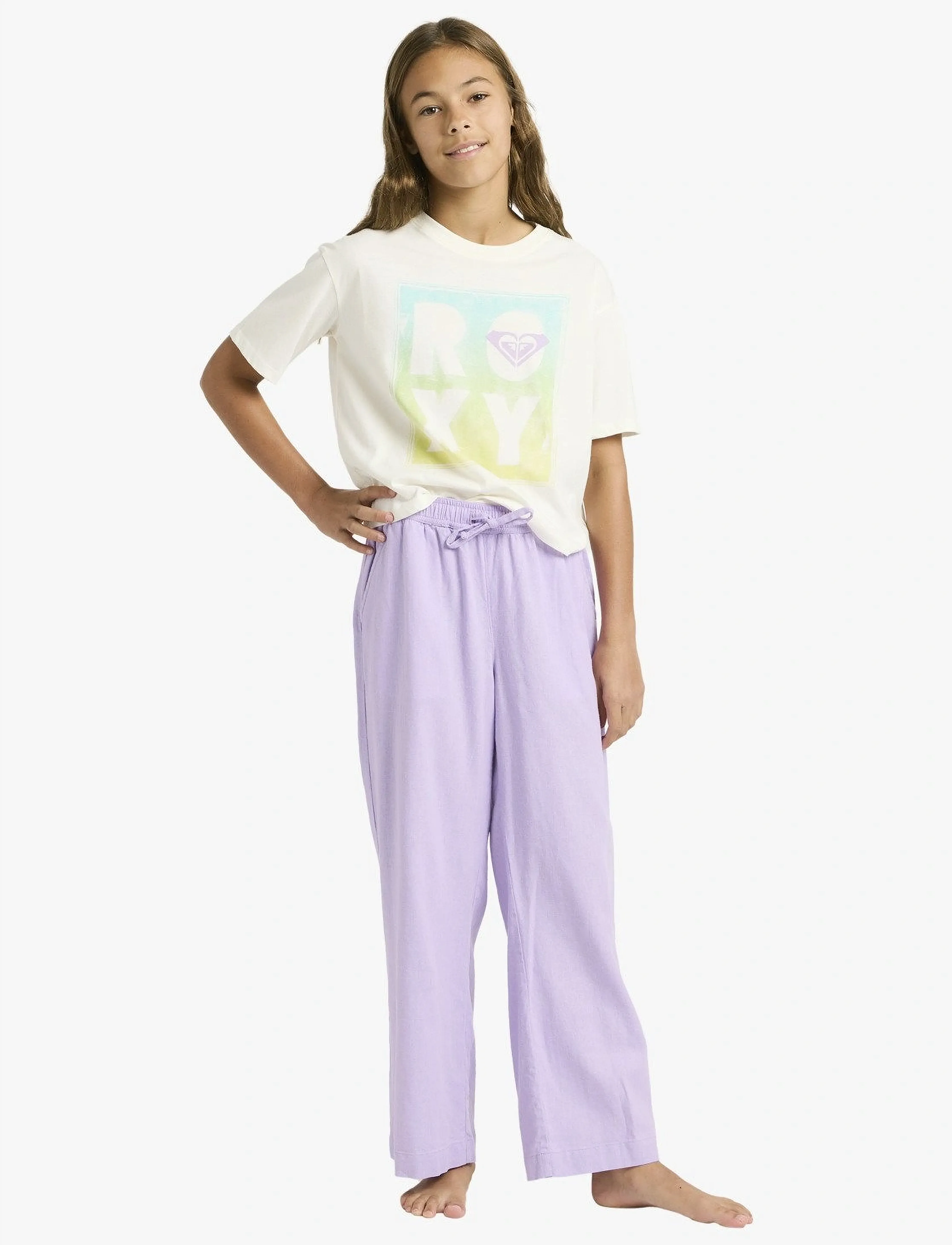 Roxy - LEKEITIO BREAK PANT RG - pantalons - crocus petal - 4