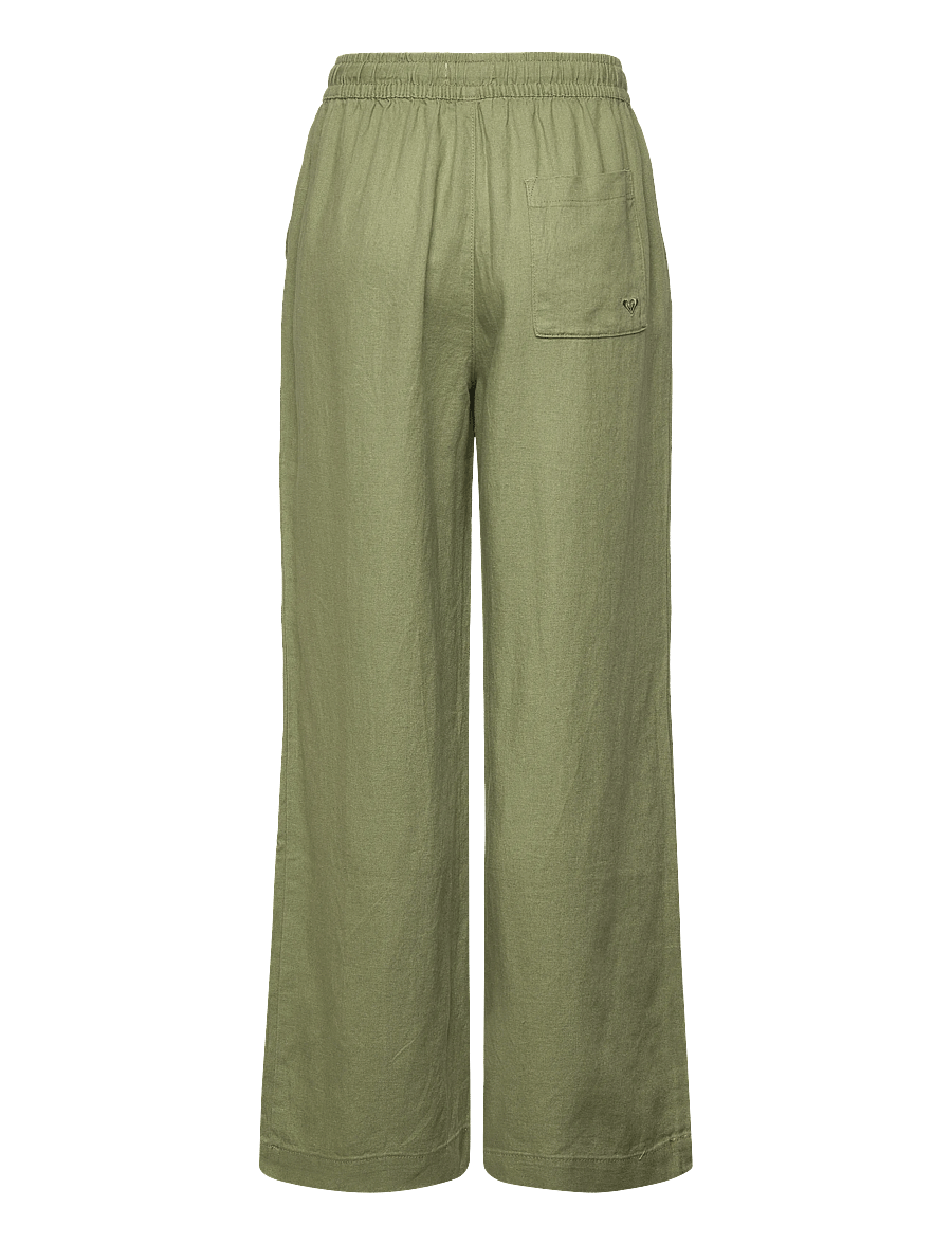 Roxy - LEKEITIO BREAK PANT RG - linased riided - oil green - 2