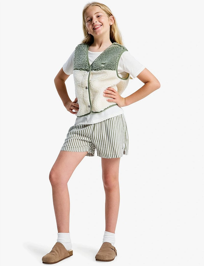 Roxy - LEKEITIO BAY PRINTED RG - sport-shorts - oil green vert moda stripe - 4