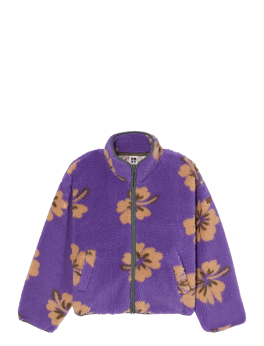 Roxy - LIKE ELECTRICITY - fleecejackor - dahlia purple bold hibi - 1