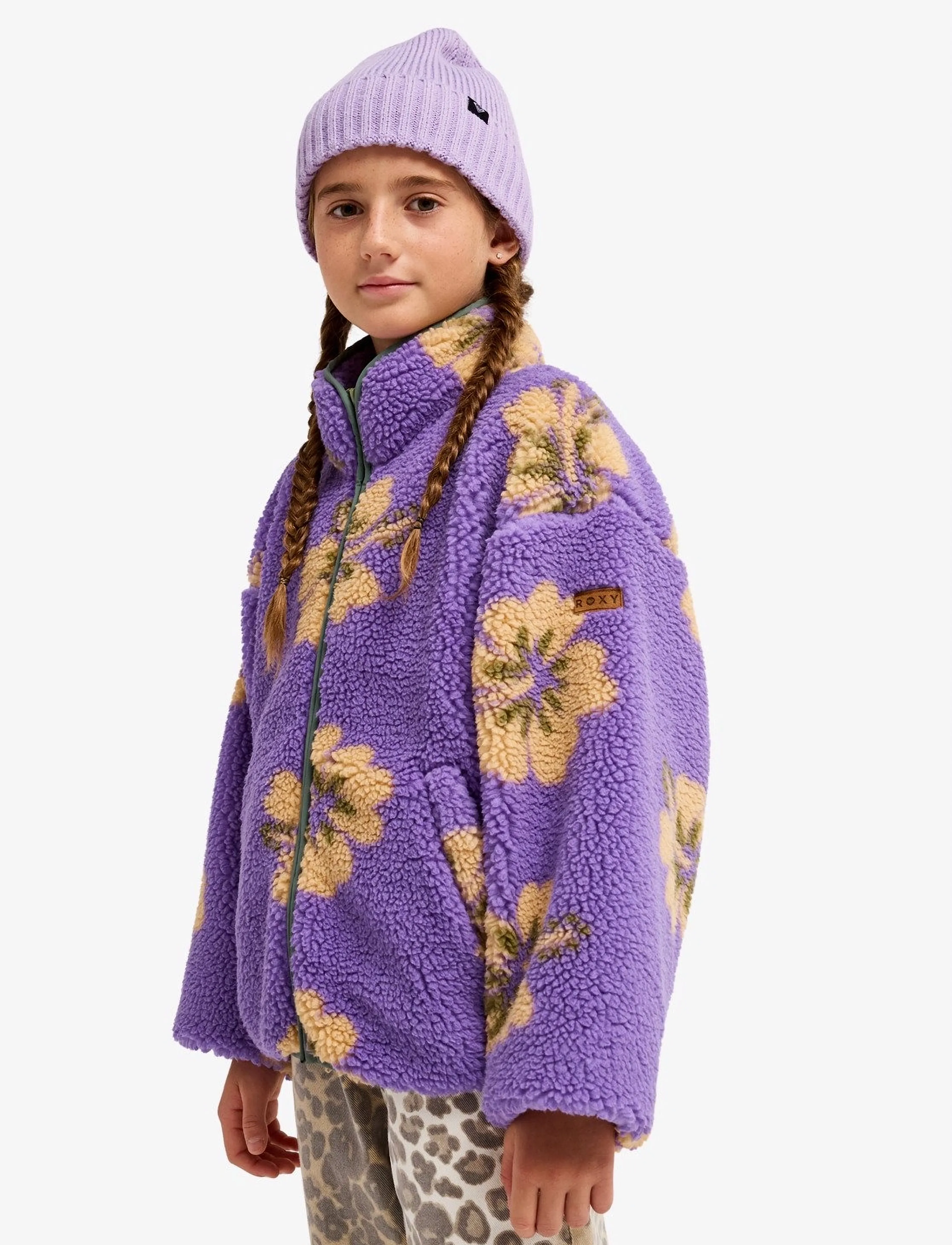 Roxy - LIKE ELECTRICITY - fliisjakid - dahlia purple bold hibi - 4