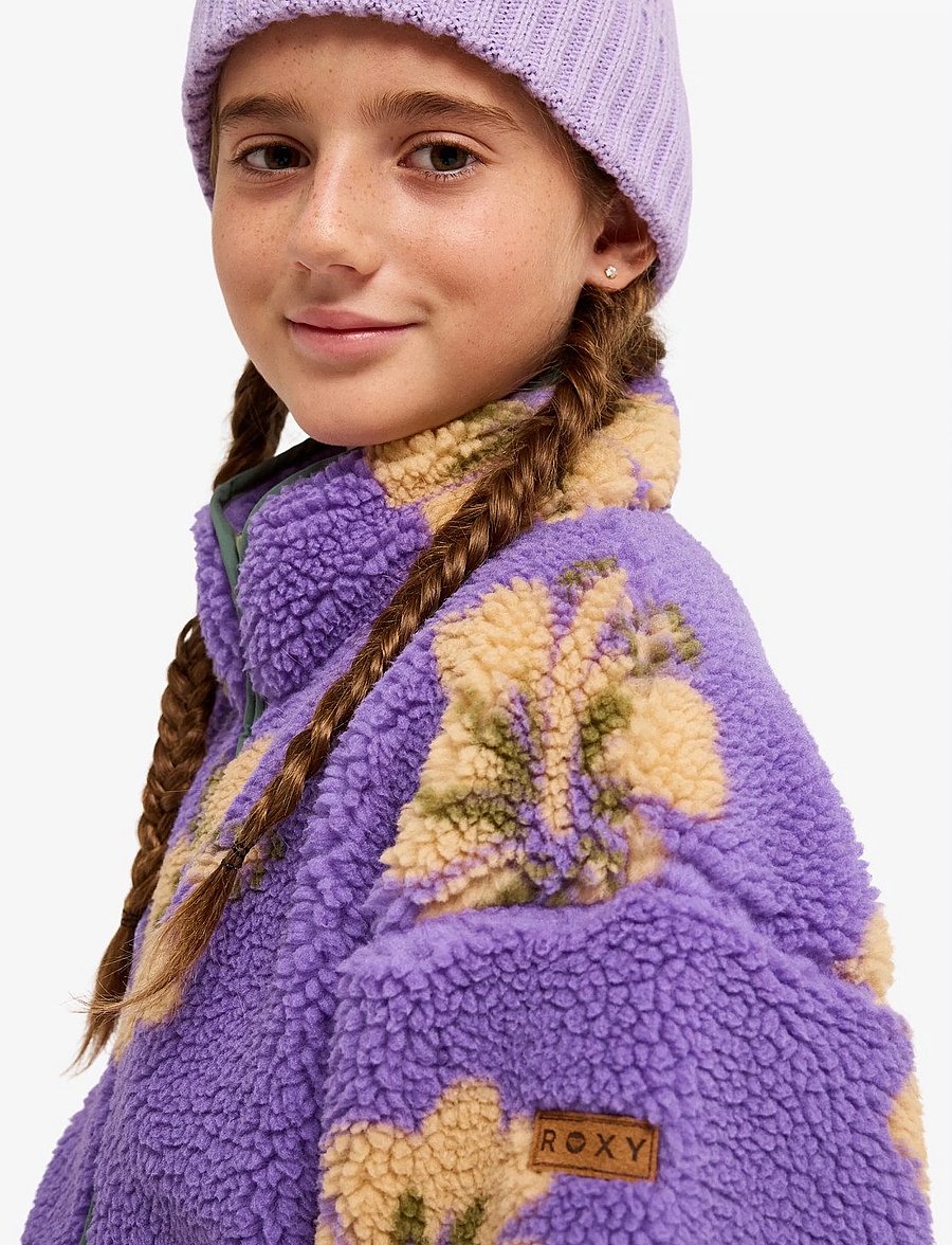 Roxy - LIKE ELECTRICITY - fleecejackor - dahlia purple bold hibi - 5