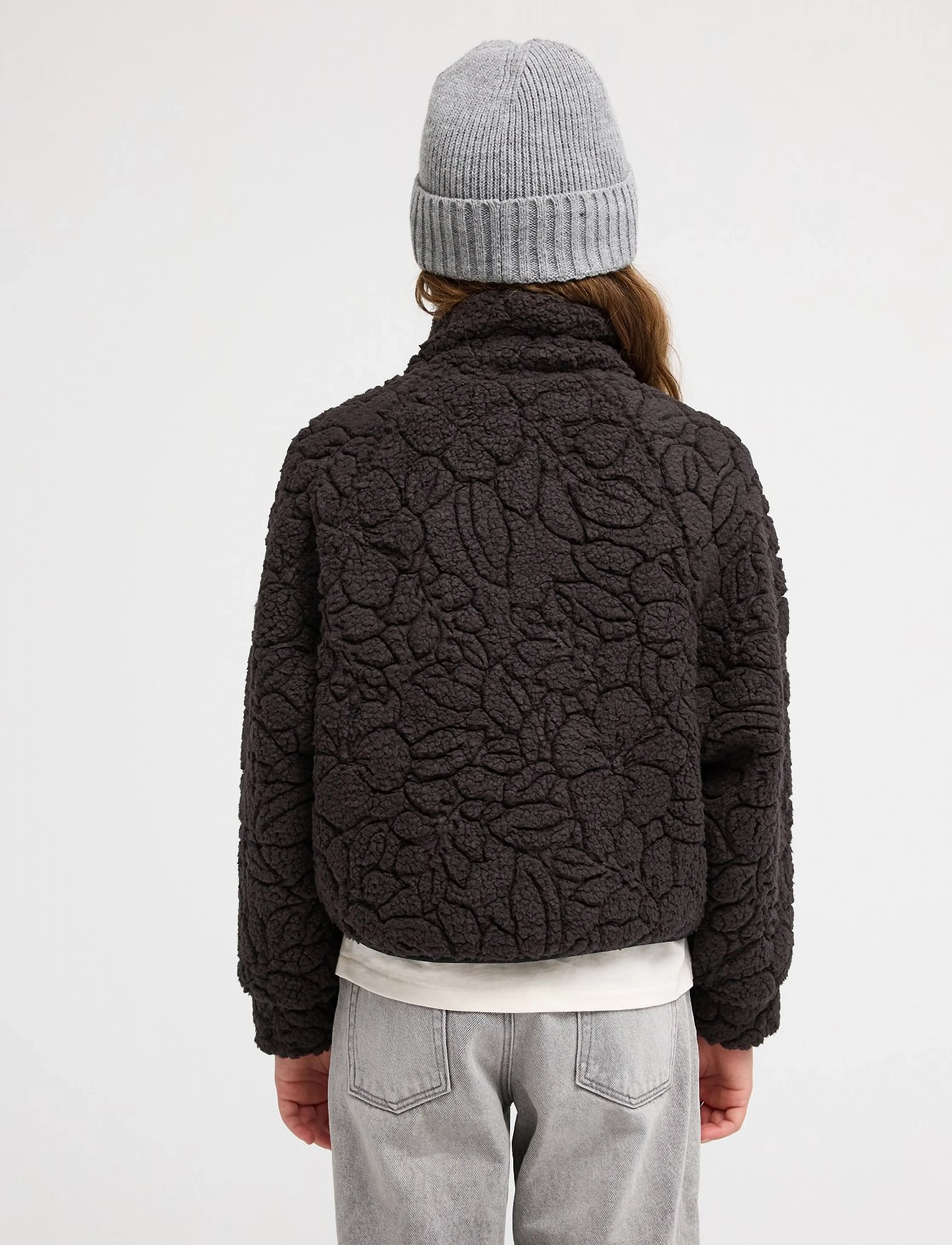 Roxy - BLURRY CLOUD RG - fleece jackets - anthracite outline mo - 3