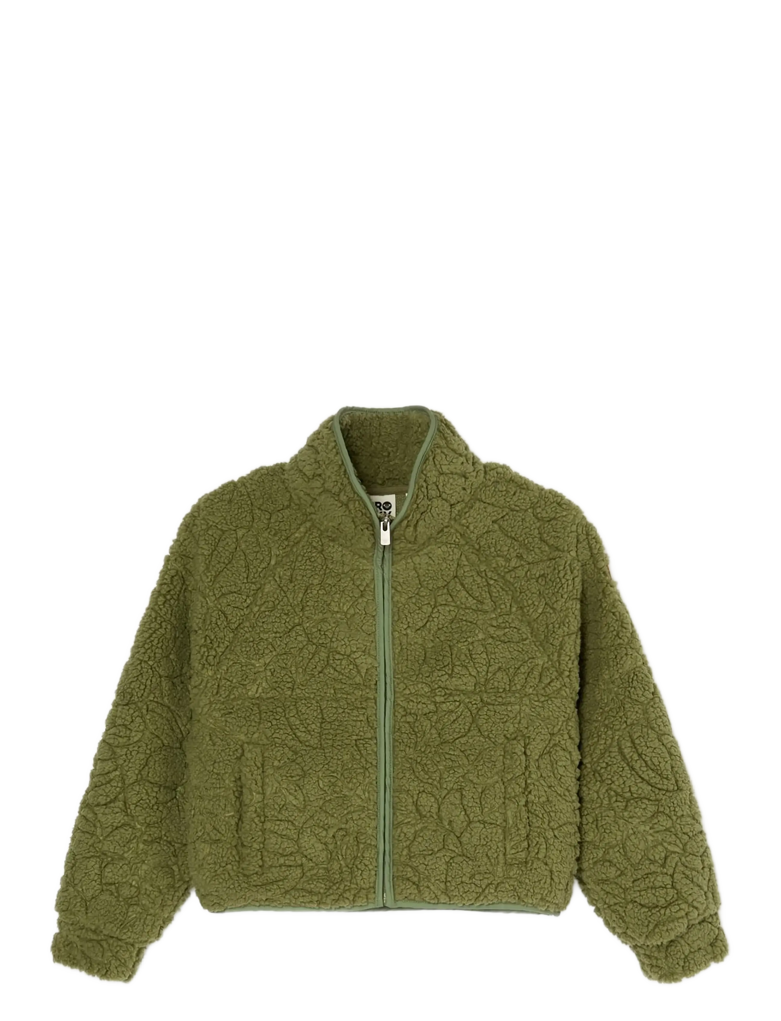 Roxy BLURRY CLOUD RG - Fleece jacket - OIL GREEN OUTLINE MO / khaki/green