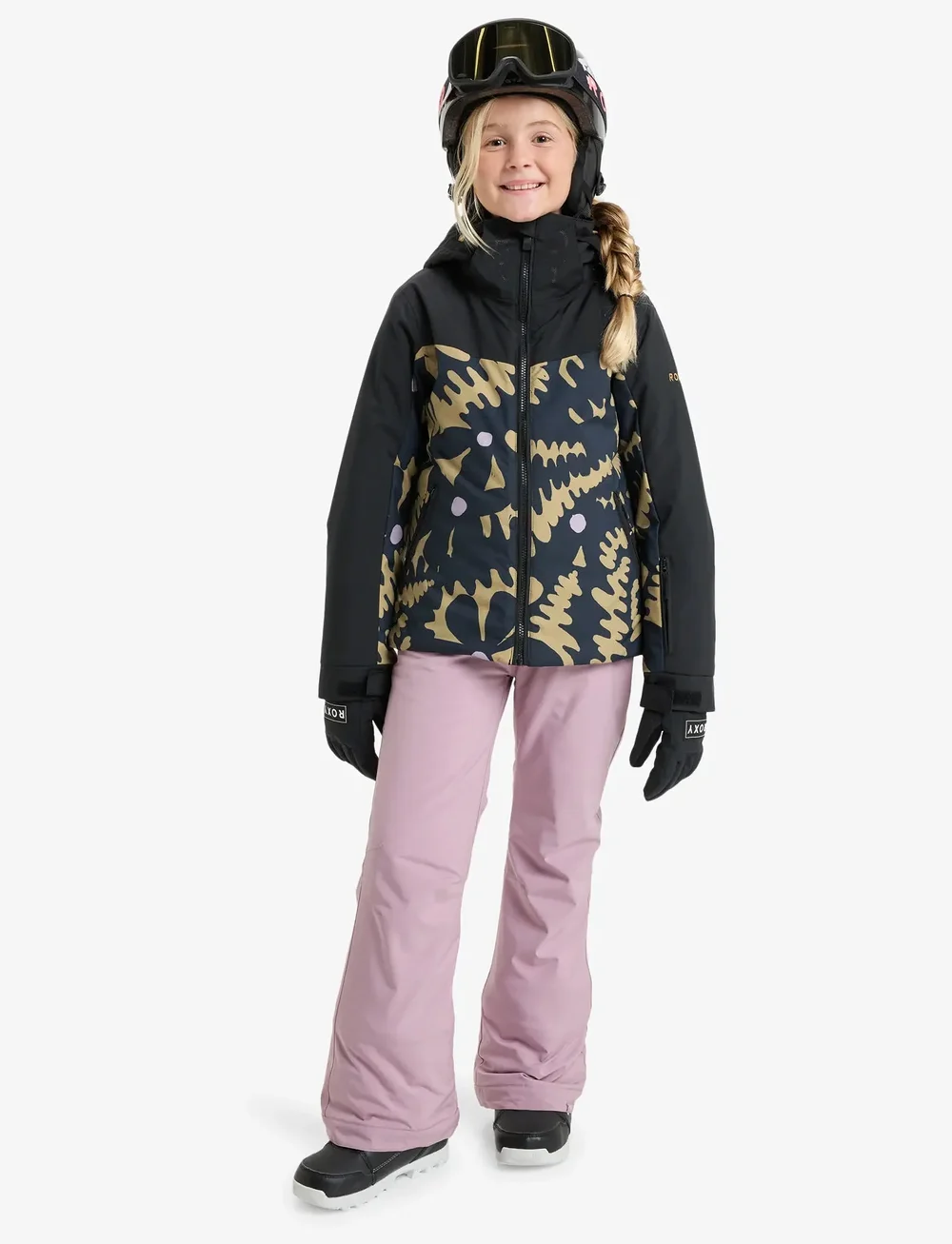 Roxy - FREE JET BLOCK GIRL JK - skijacken - fennel seed big flower rg - 5