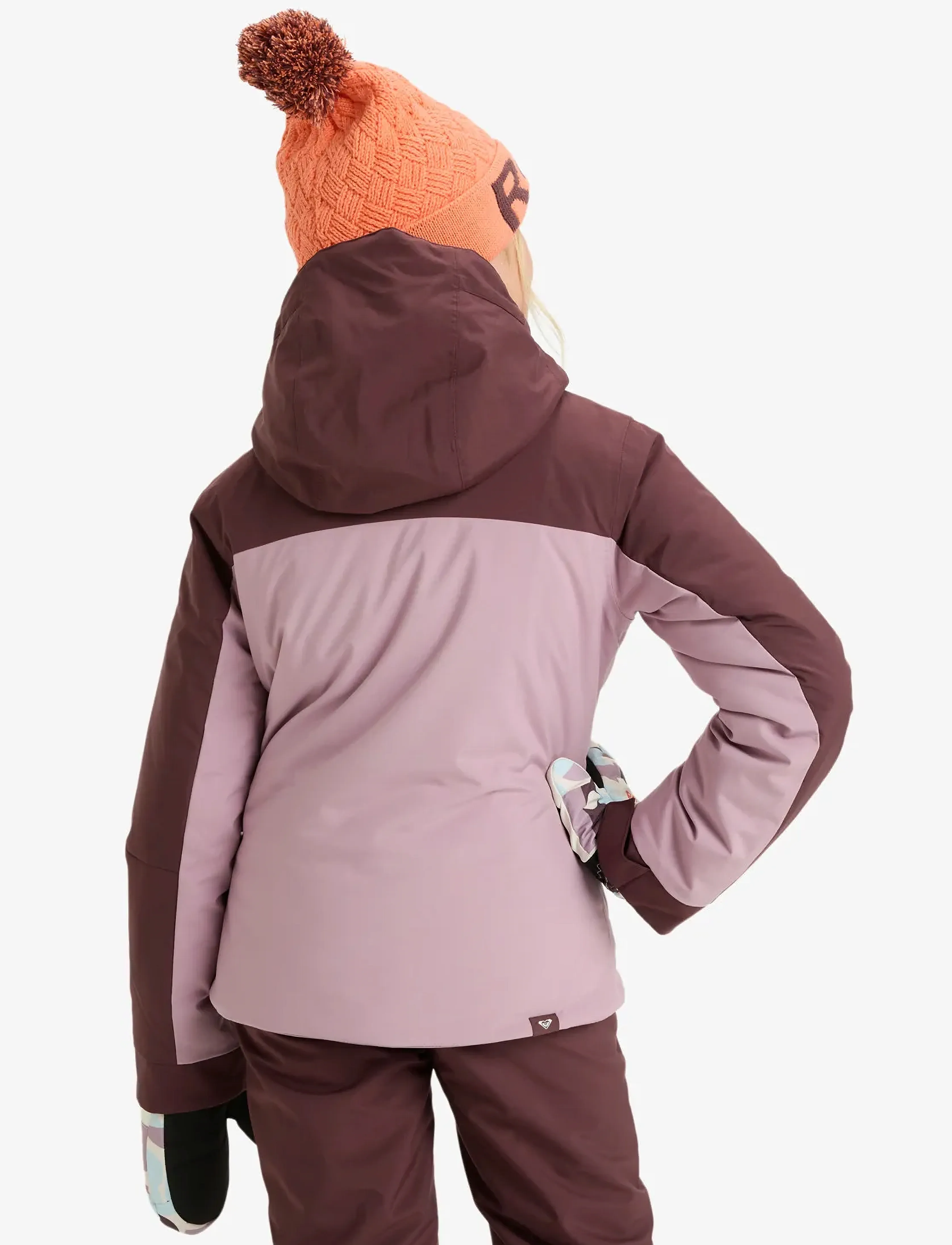 Roxy - FREE JET BLOCK GIRL JK - skijakker - discreet mauve - 3