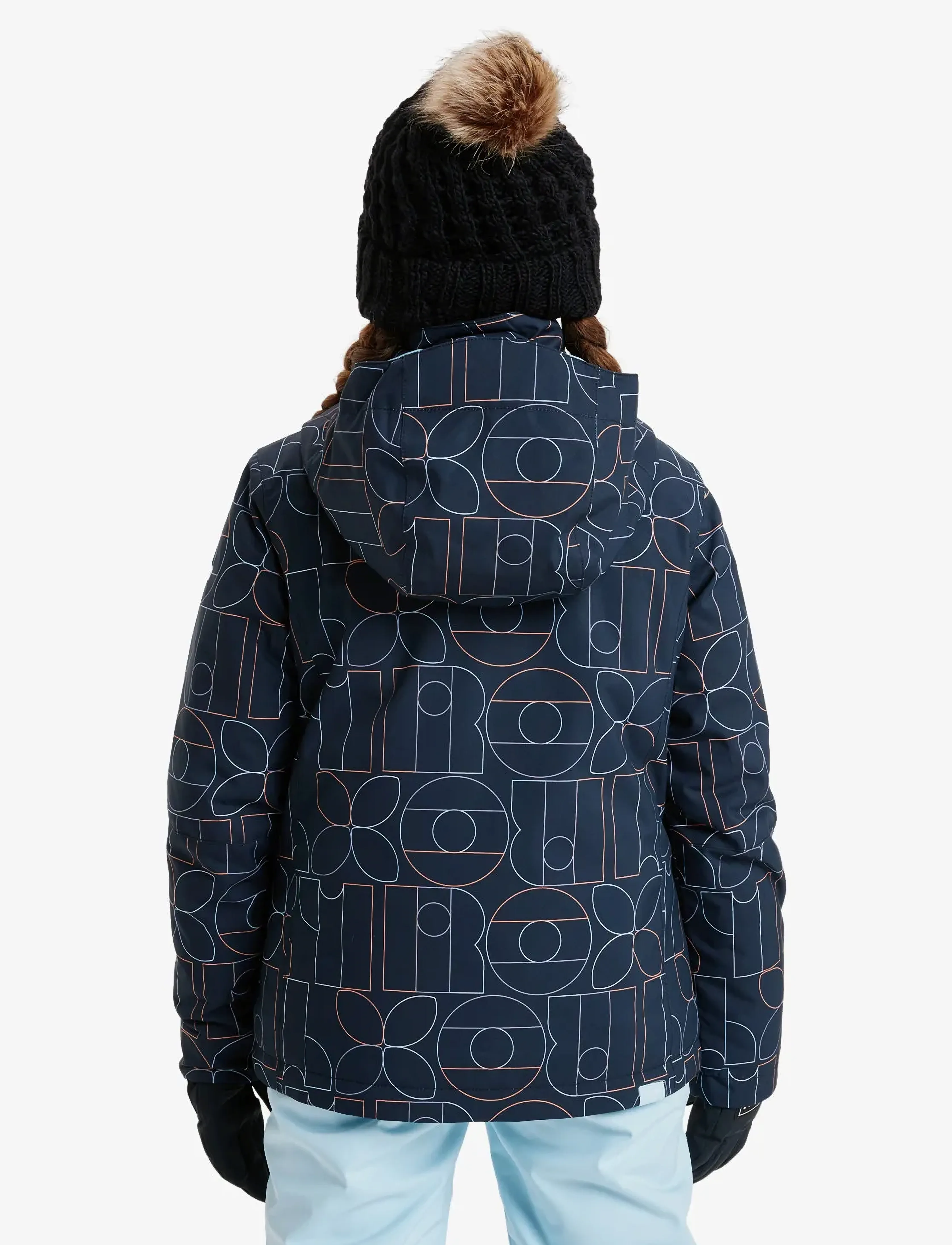 Roxy - ROXY JETTY GIRL JK - ski jackets - true black bobby line - 4