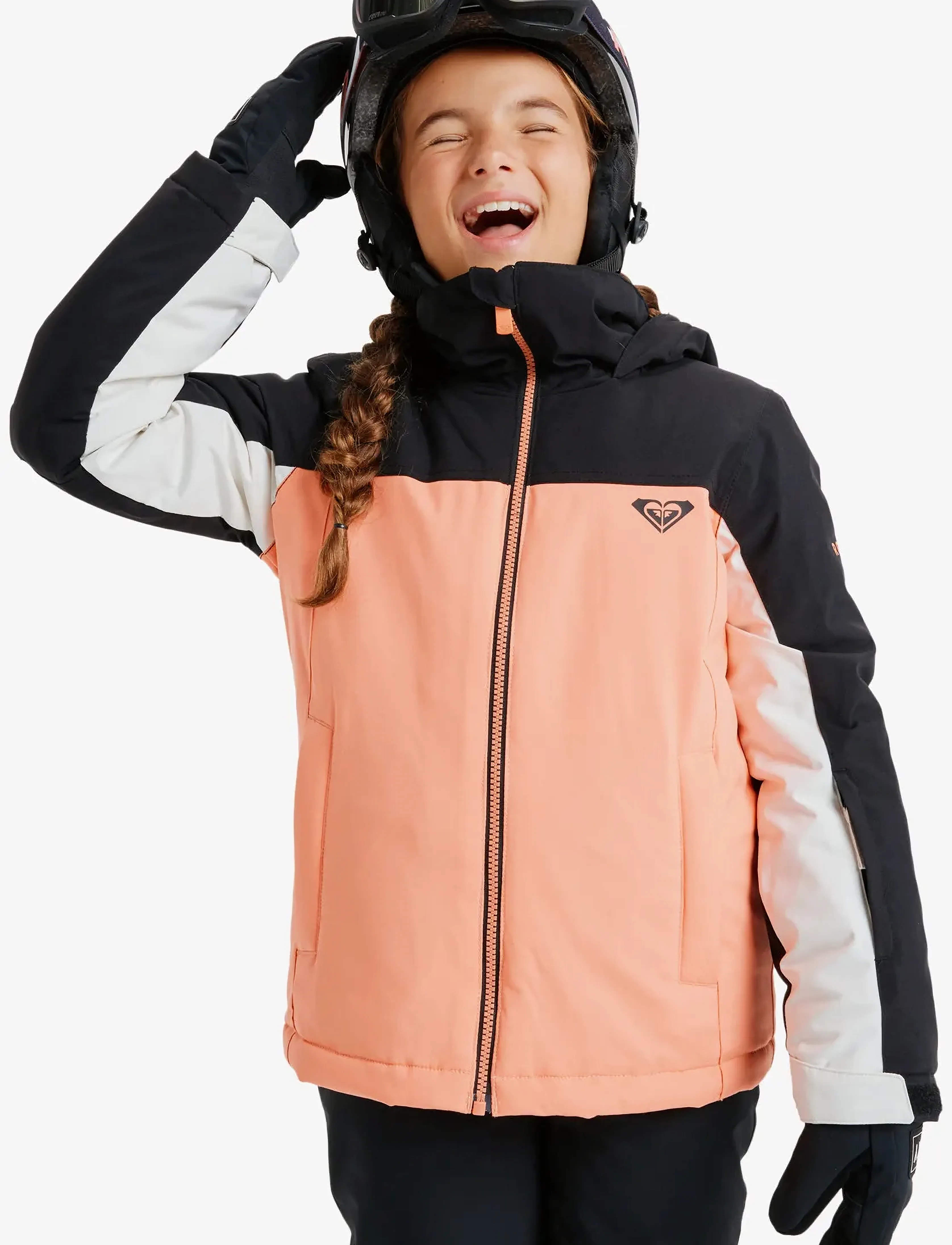 Roxy Galaxy Girl Jk, 164, Snow-ski Clothing, Koralle - Jacket, Kinder