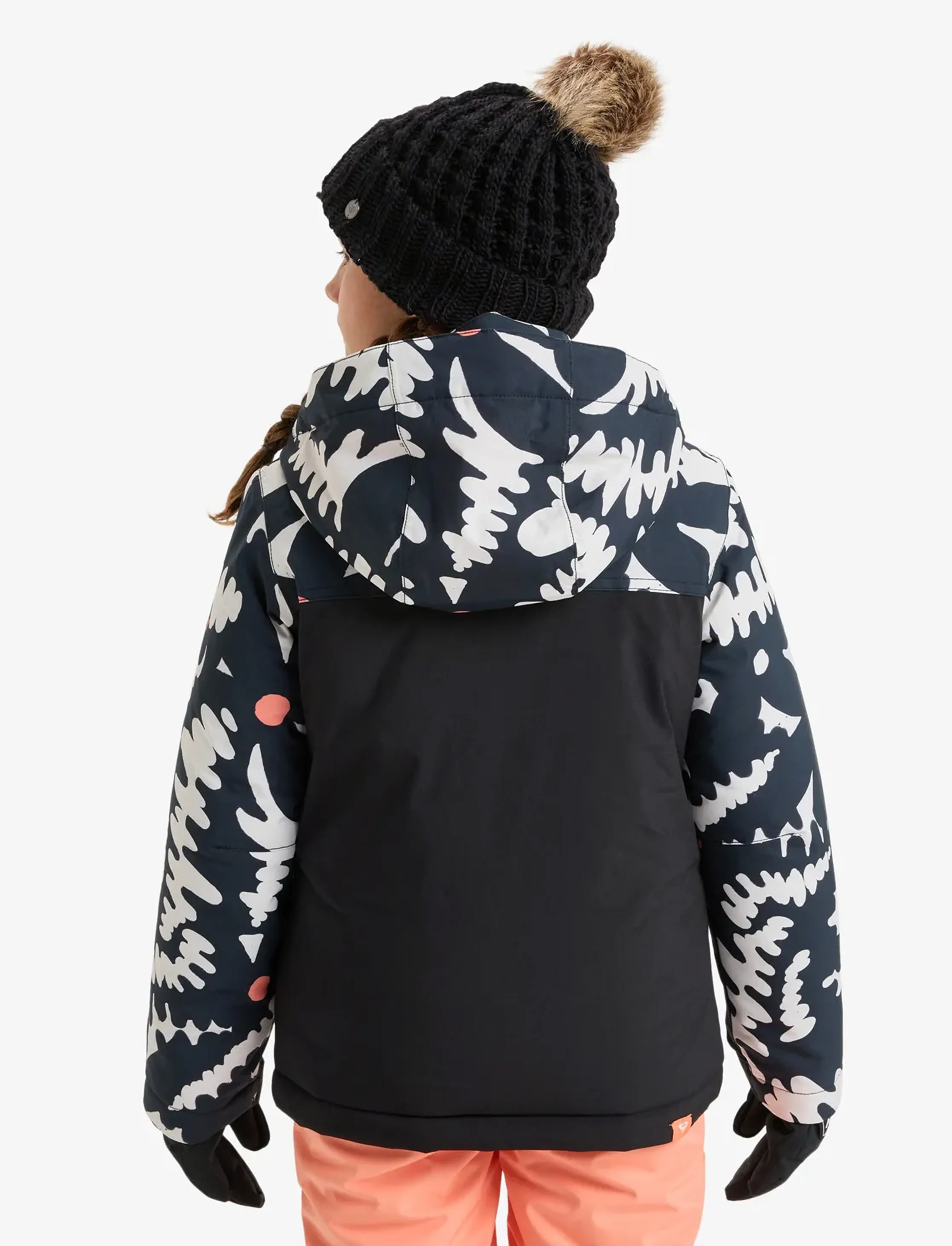 Roxy - GALAXY GIRL JK - suusajoped - true black big flower - 4