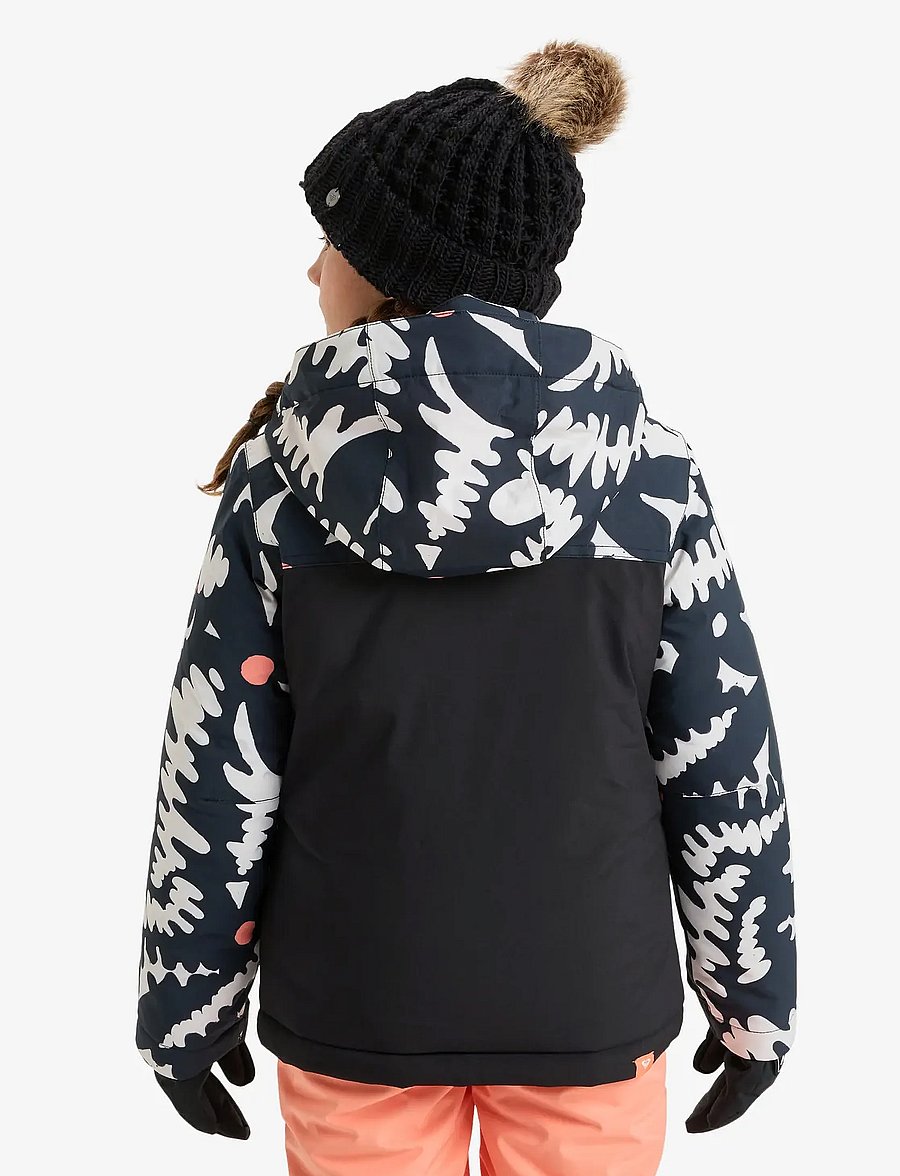 Roxy - GALAXY GIRL JK - skidjackor - true black big flower - 4