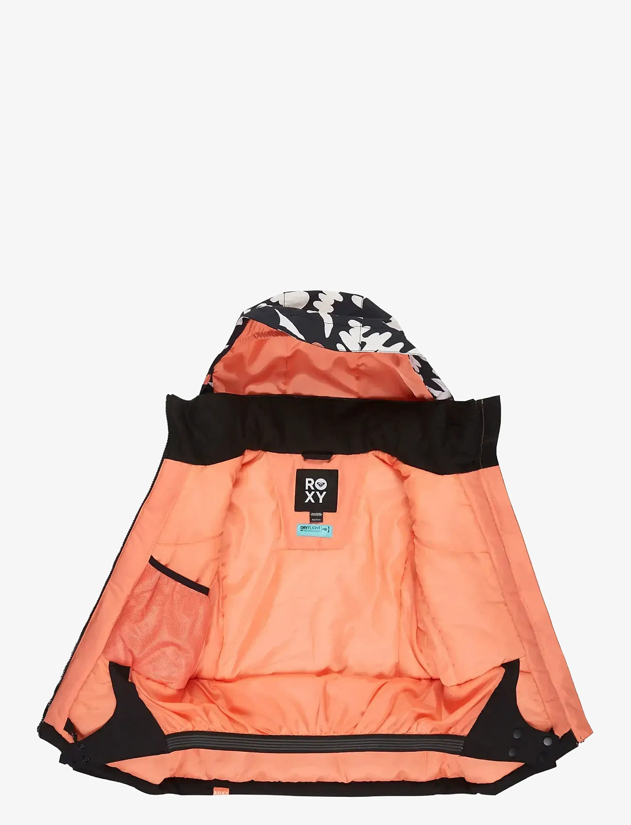 Roxy - GALAXY GIRL JK - skijakker - true black big flower - 2