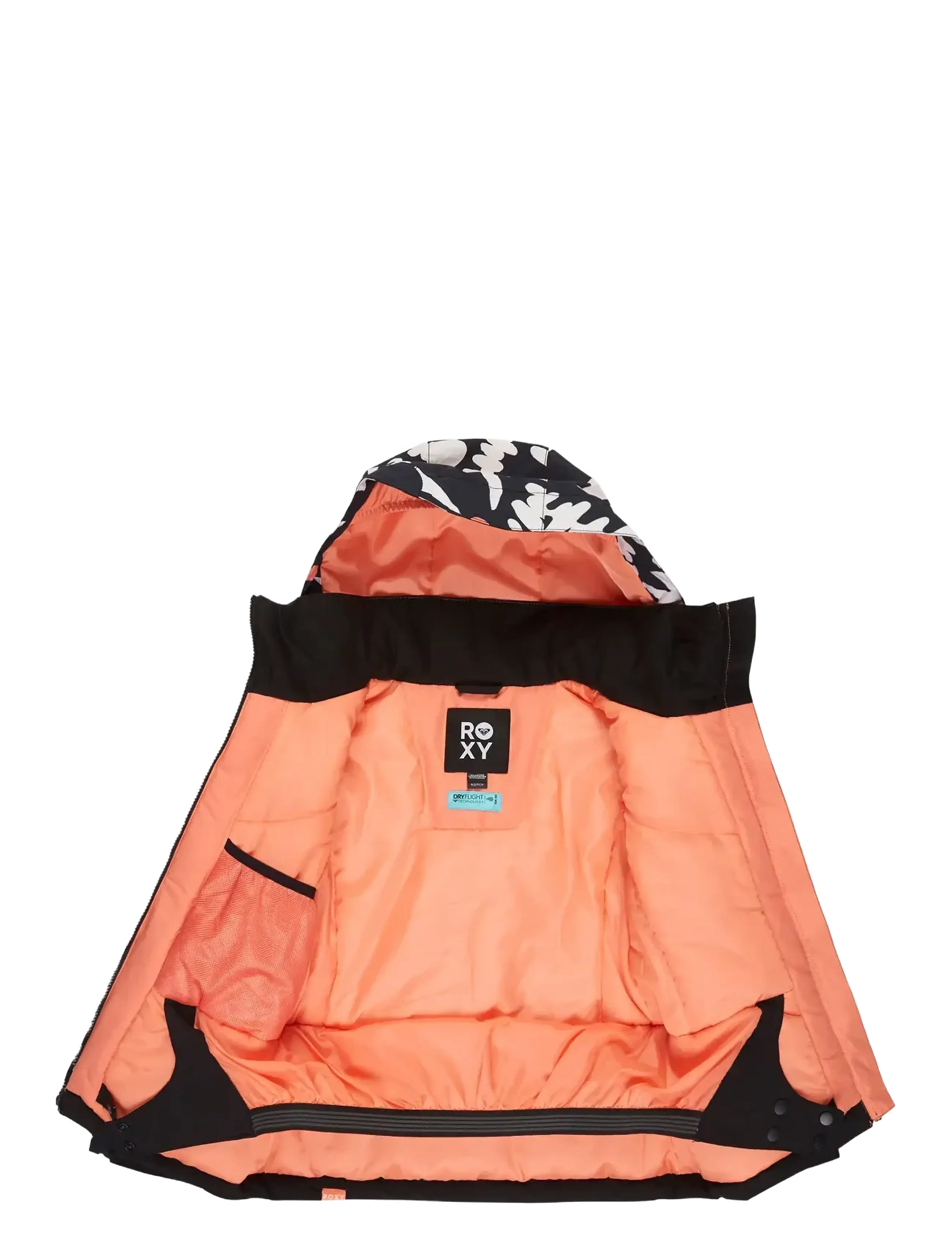 Roxy - GALAXY GIRL JK - suusajoped - true black big flower - 3