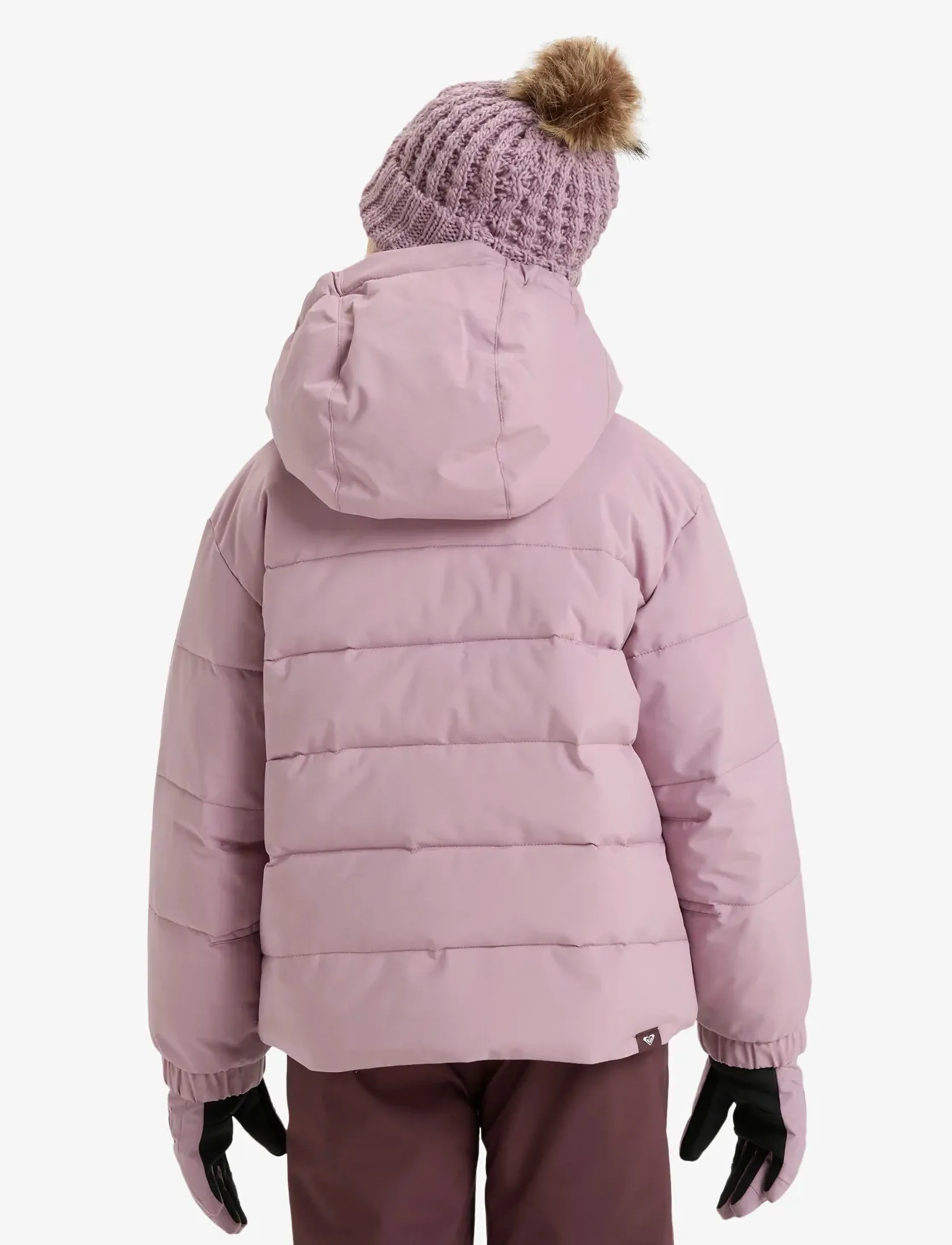 Roxy - SNOWYHILL PUFFY GIRL JK - skidjackor - discreet mauve - 4