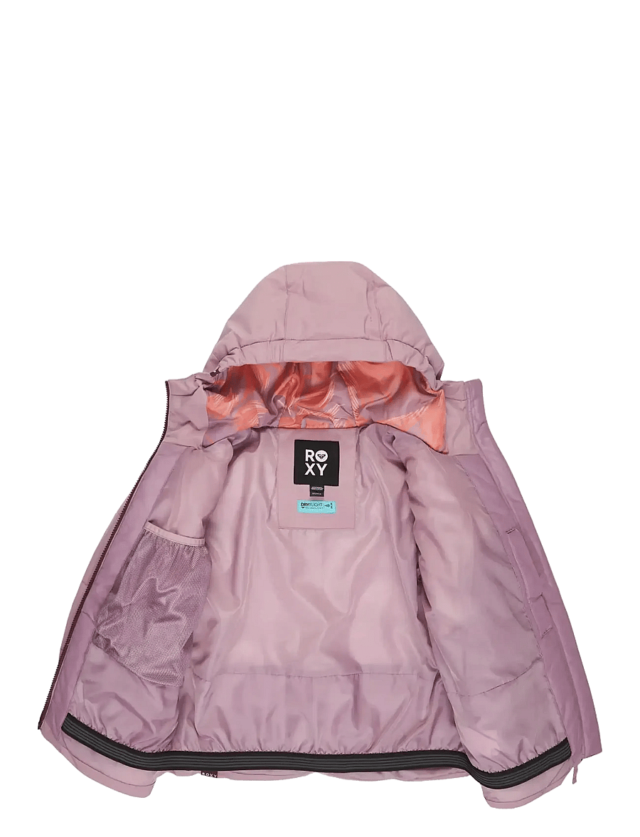 Roxy - SNOWYHILL PUFFY GIRL JK - skidjackor - discreet mauve - 3