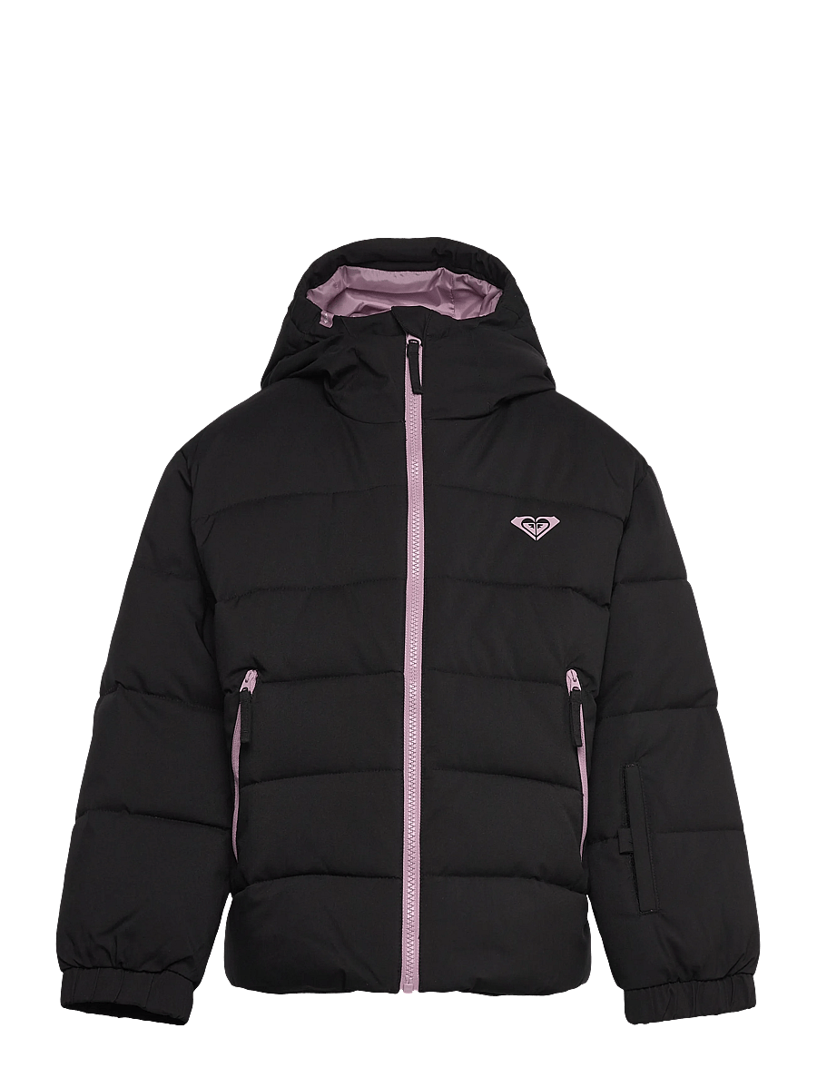 Roxy - SNOWYHILL PUFFY GIRL JK - skidjackor - true black - 1