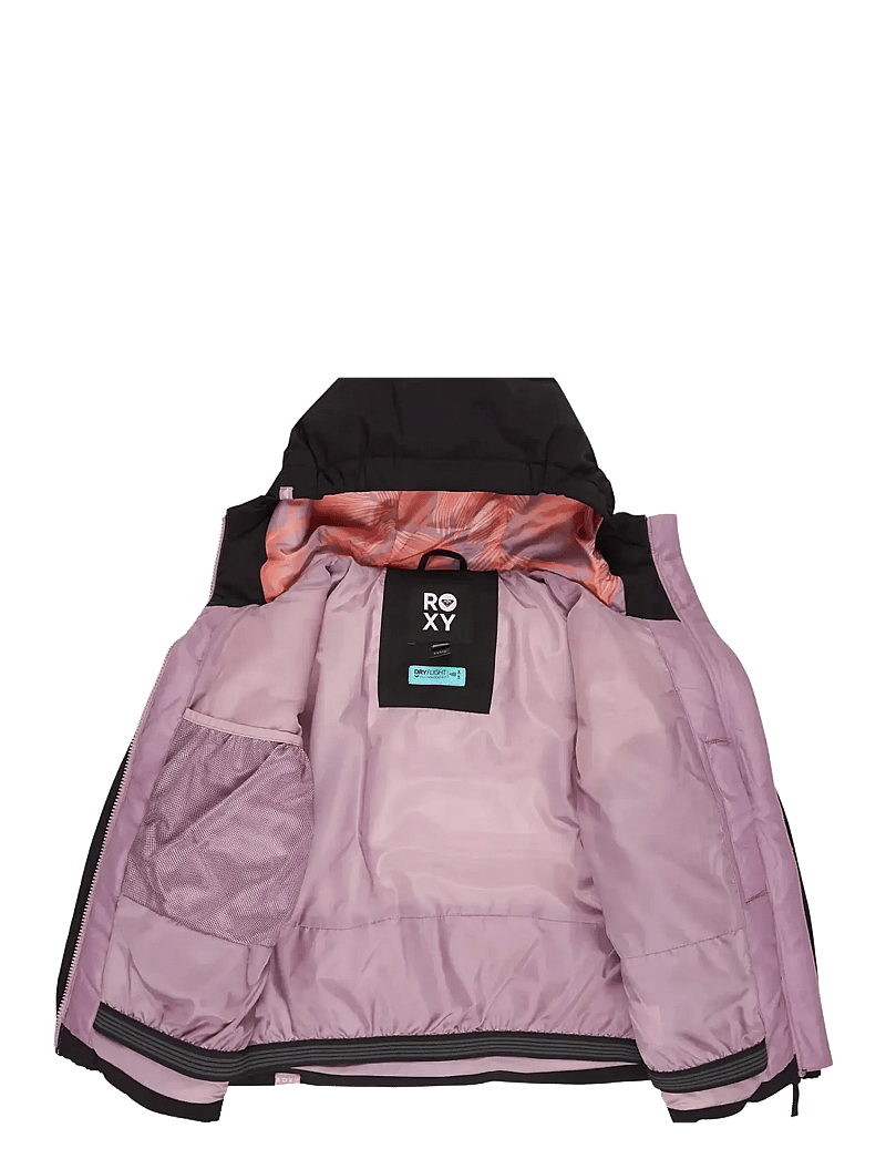 Roxy - SNOWYHILL PUFFY GIRL JK - skijakker - true black - 3