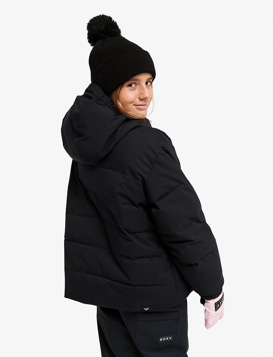 Roxy - SNOWYHILL PUFFY GIRL JK - skijacken - true black - 3