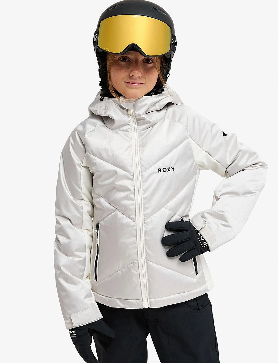 Roxy - SNOWDRIFT GIRL JK - skijacken - silver - 0
