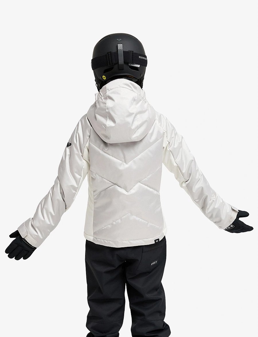Roxy - SNOWDRIFT GIRL JK - skijacken - silver - 3