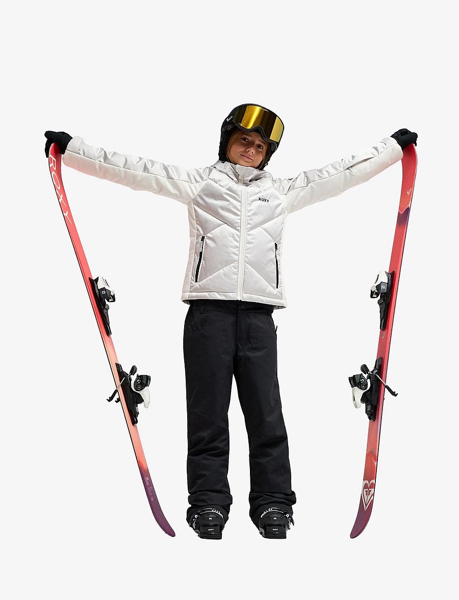 Roxy - SNOWDRIFT GIRL JK - skijacken - silver - 4