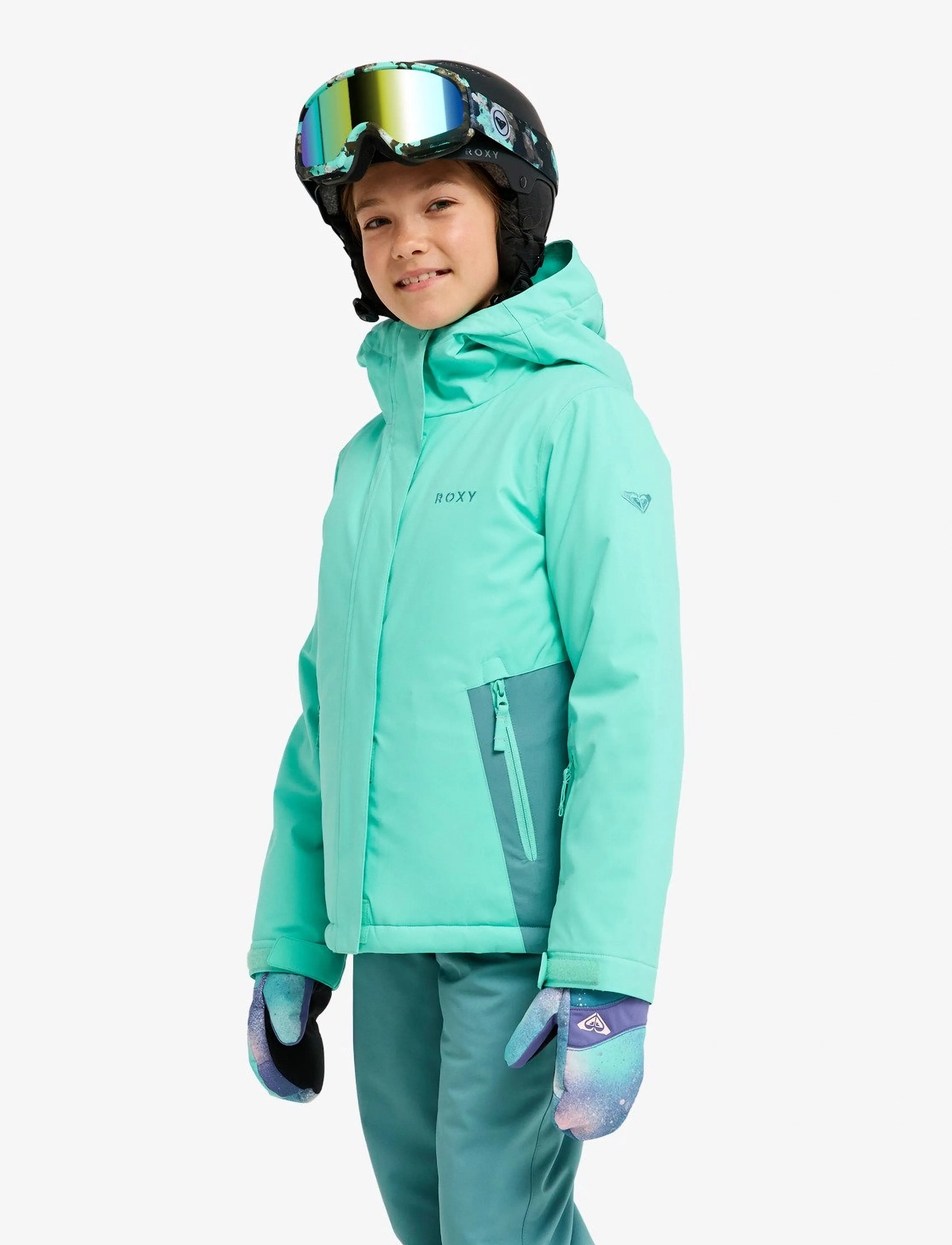 Roxy - SNOWFLARE GIRL JK - einkaufen nach alter von - opal - 5
