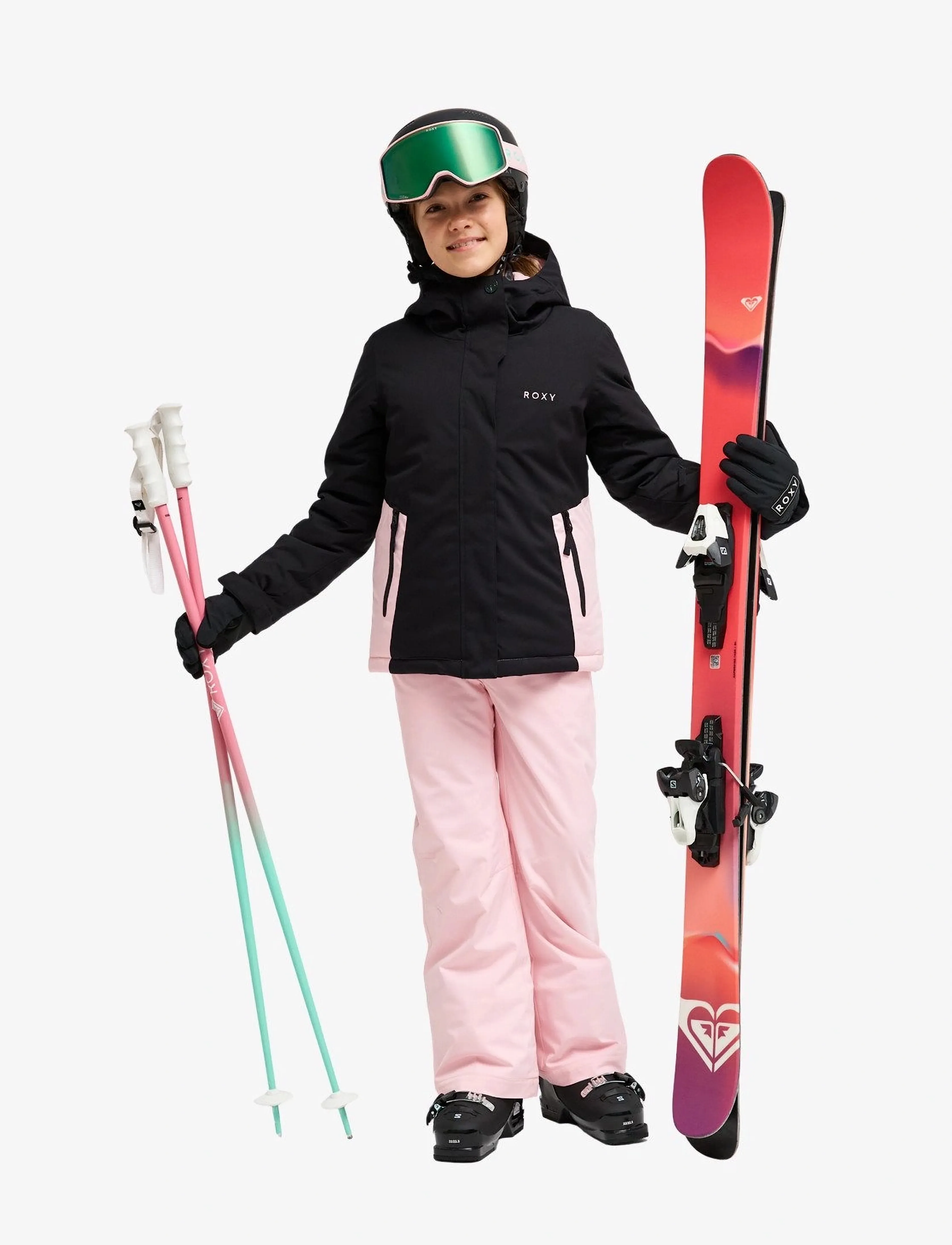Roxy - SNOWFLARE GIRL JK - skidjackor - true black - 4
