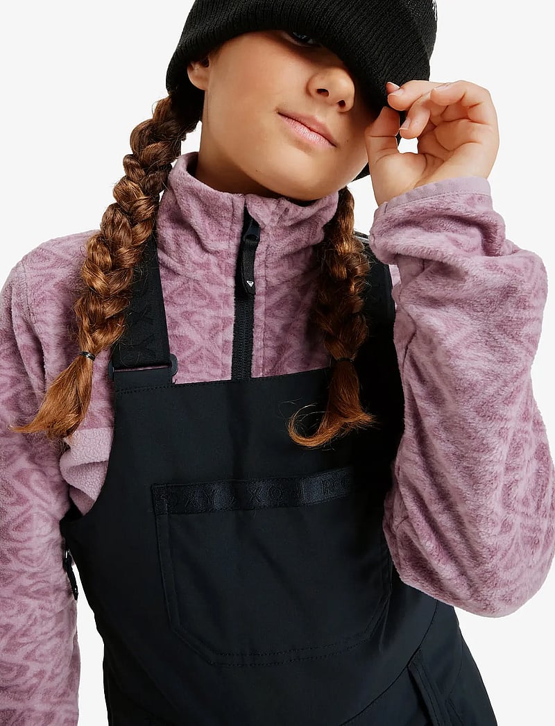 Roxy - NON STOP BIB GIRL - vinterbyxor - true black - 4