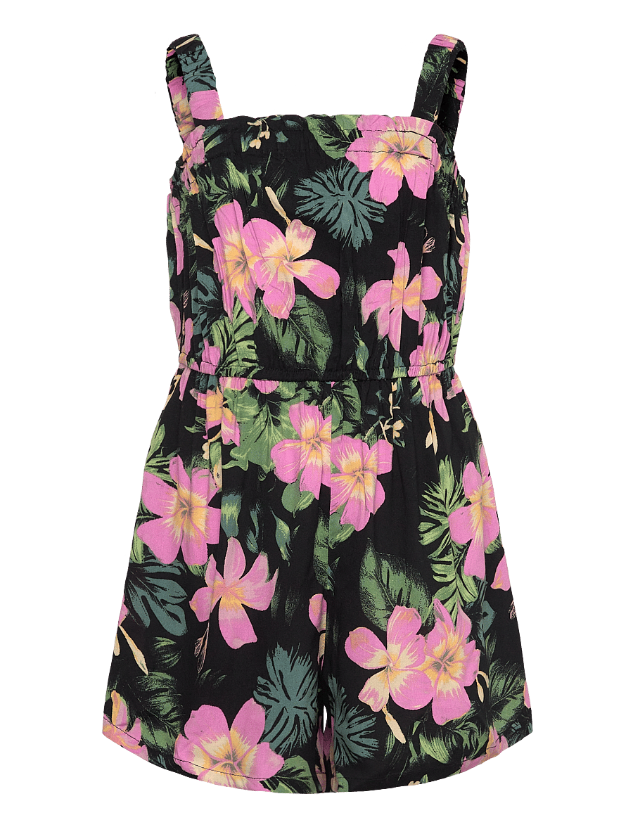 Roxy - PLAYA BABY PRINTED - jumpsuits - anthracite shadow floral - 1