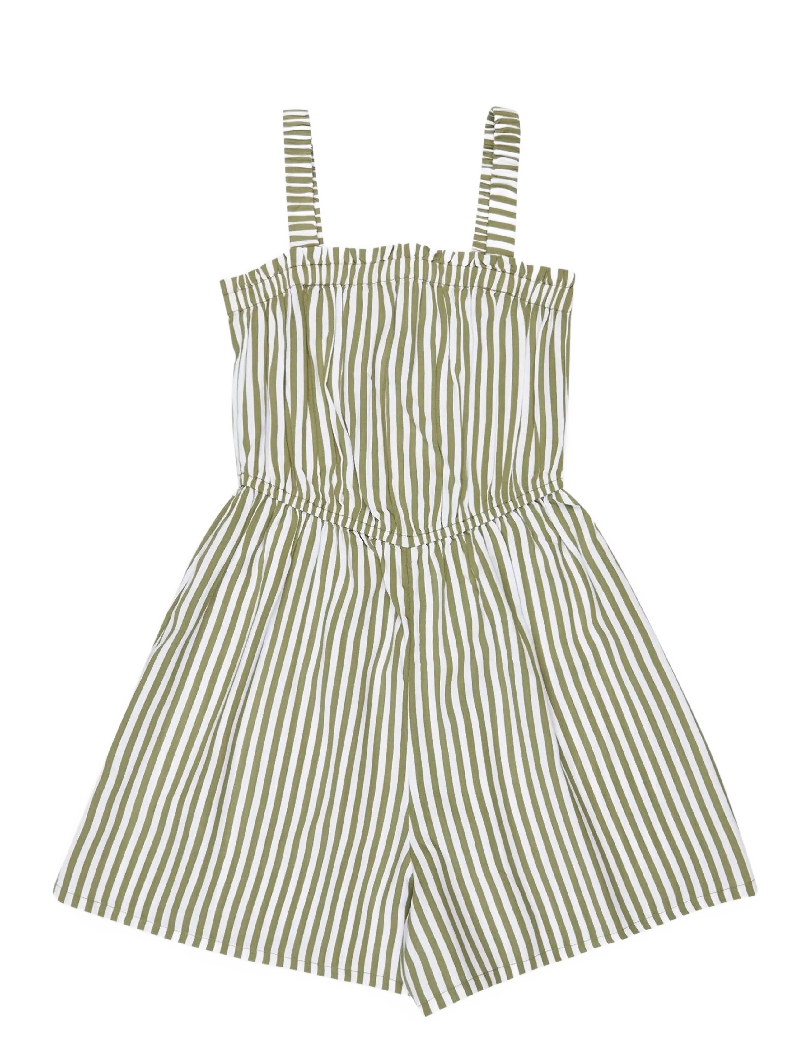 OIL GREEN VERT MODA STRIPE