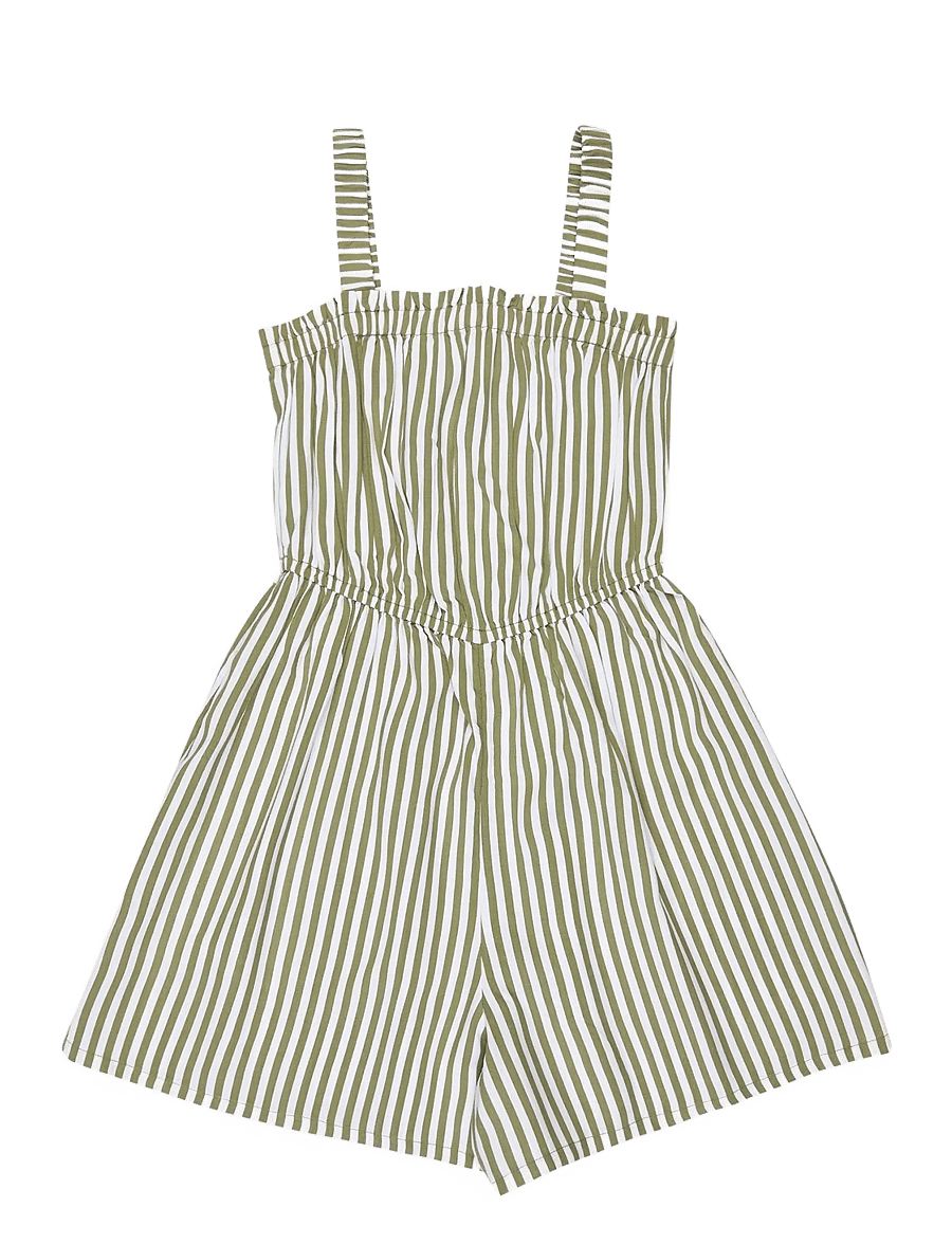 Roxy - PLAYA BABY PRINTED - jumpsuits - oil green vert moda stripe - 0