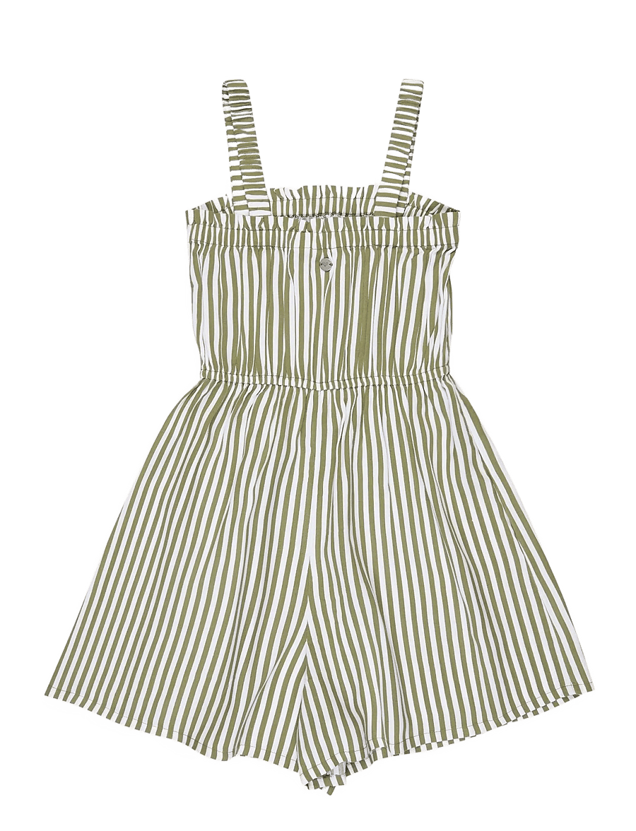Roxy - PLAYA BABY PRINTED - jumpsuits - oil green vert moda stripe - 1