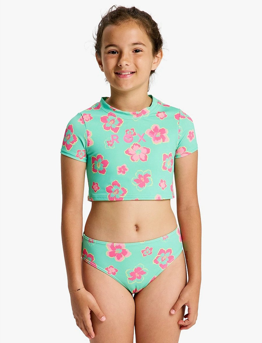 Roxy - TROPICOOL CROP LYCRA SET - sports swimwear - katydid tropicool - 0