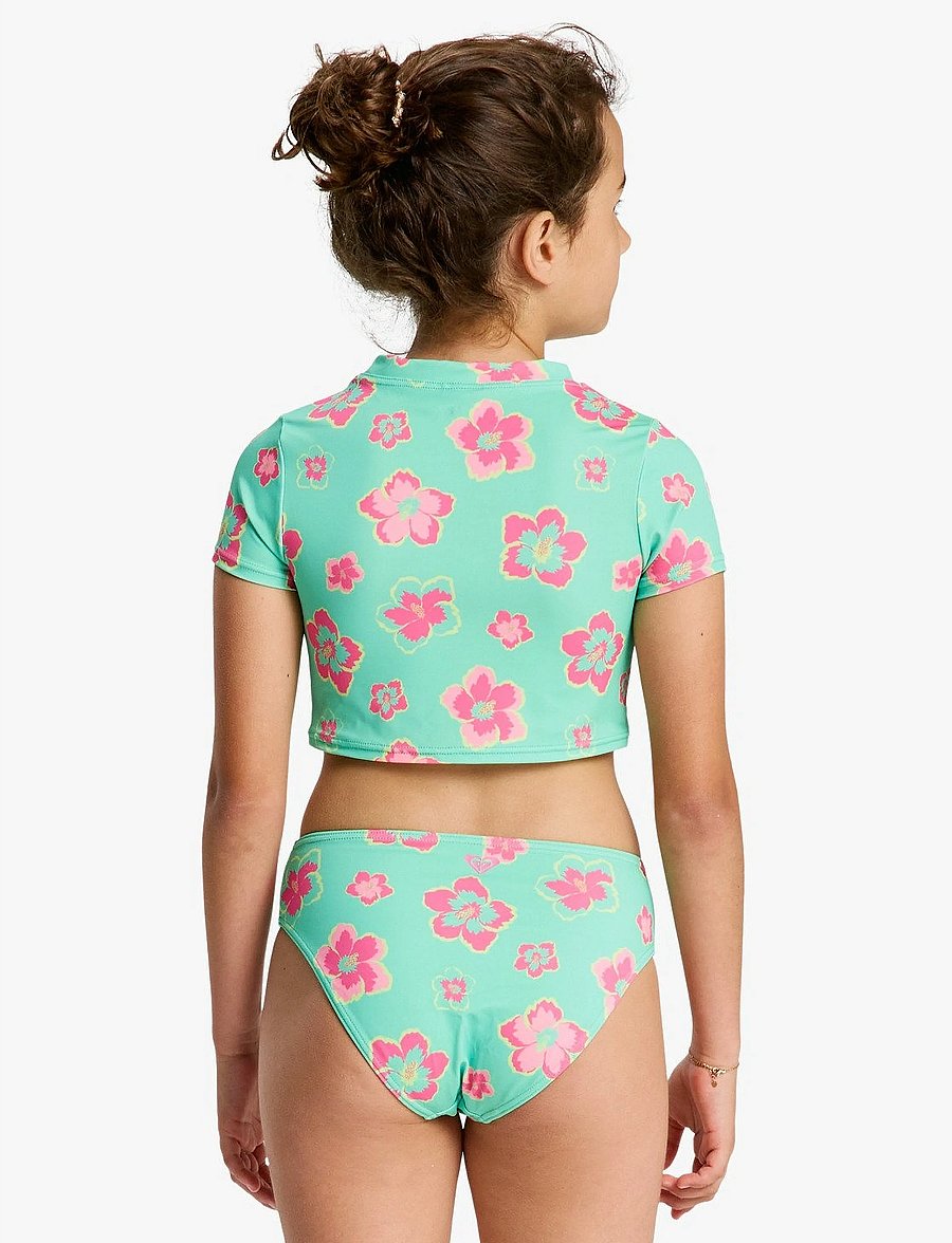 Roxy - TROPICOOL CROP LYCRA SET - sports swimwear - katydid tropicool - 3