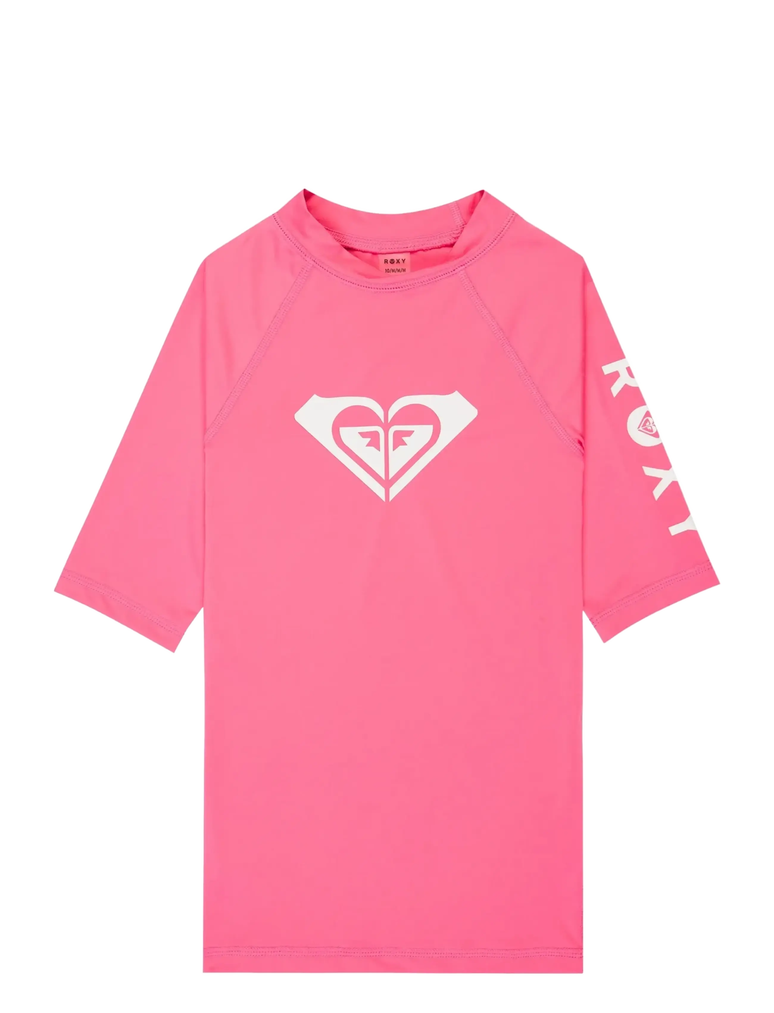 Roxy Whole Hearted Ss, 176, Pink, Badetøj > Swim Overdele, Børn