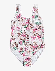 Roxy - HAPPY TROPICAL RG ONE PIECE - gode sommertilbud - bright white happy tropical rg - 0