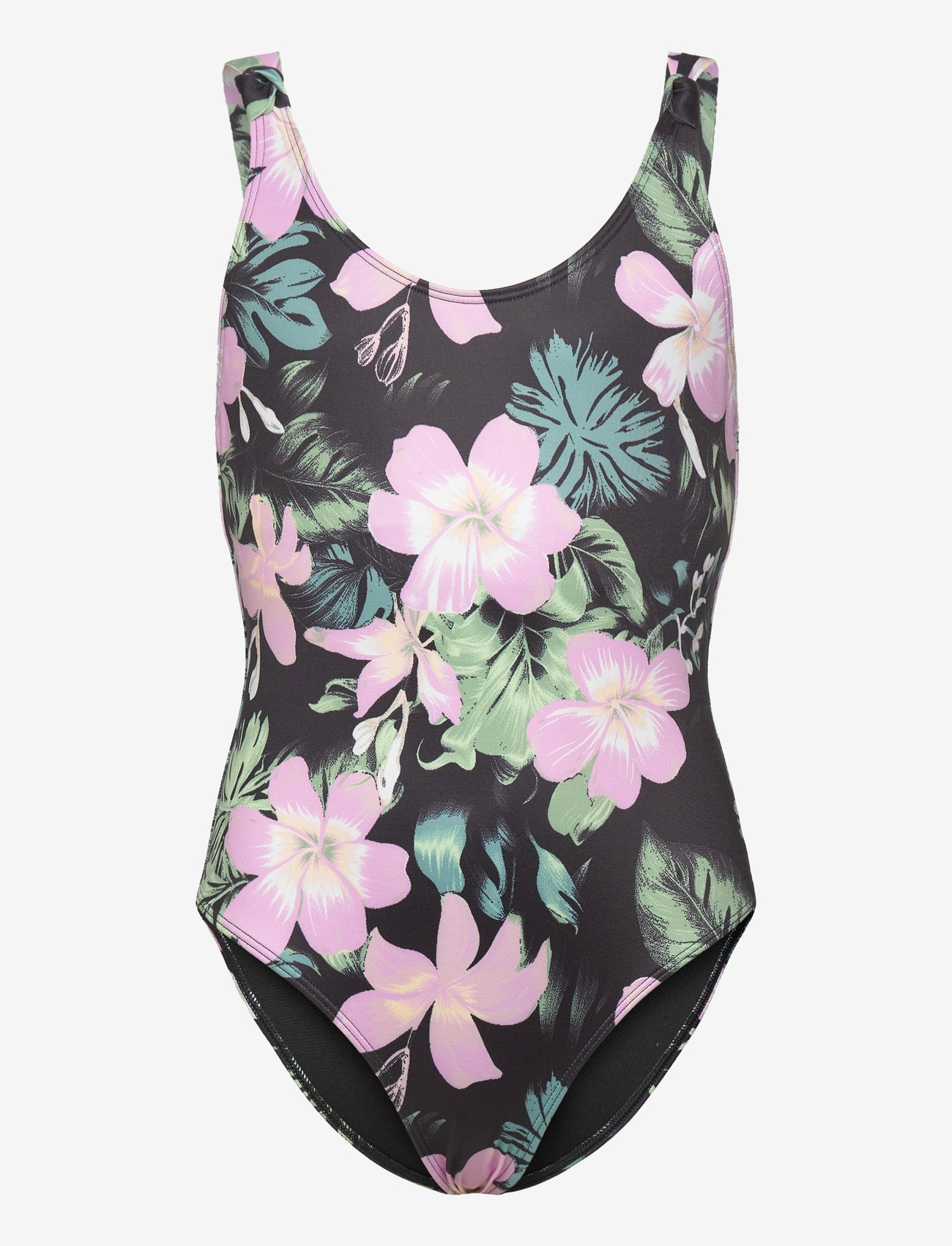 Roxy - SHADOW FLORAL ONE PIECE - baddräkter - anthracite shadow floral - 0