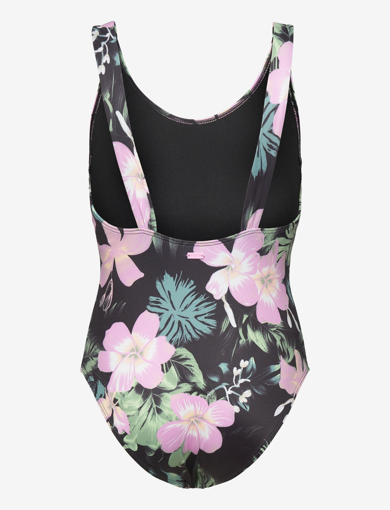 Roxy - SHADOW FLORAL ONE PIECE - baddräkter - anthracite shadow floral - 1