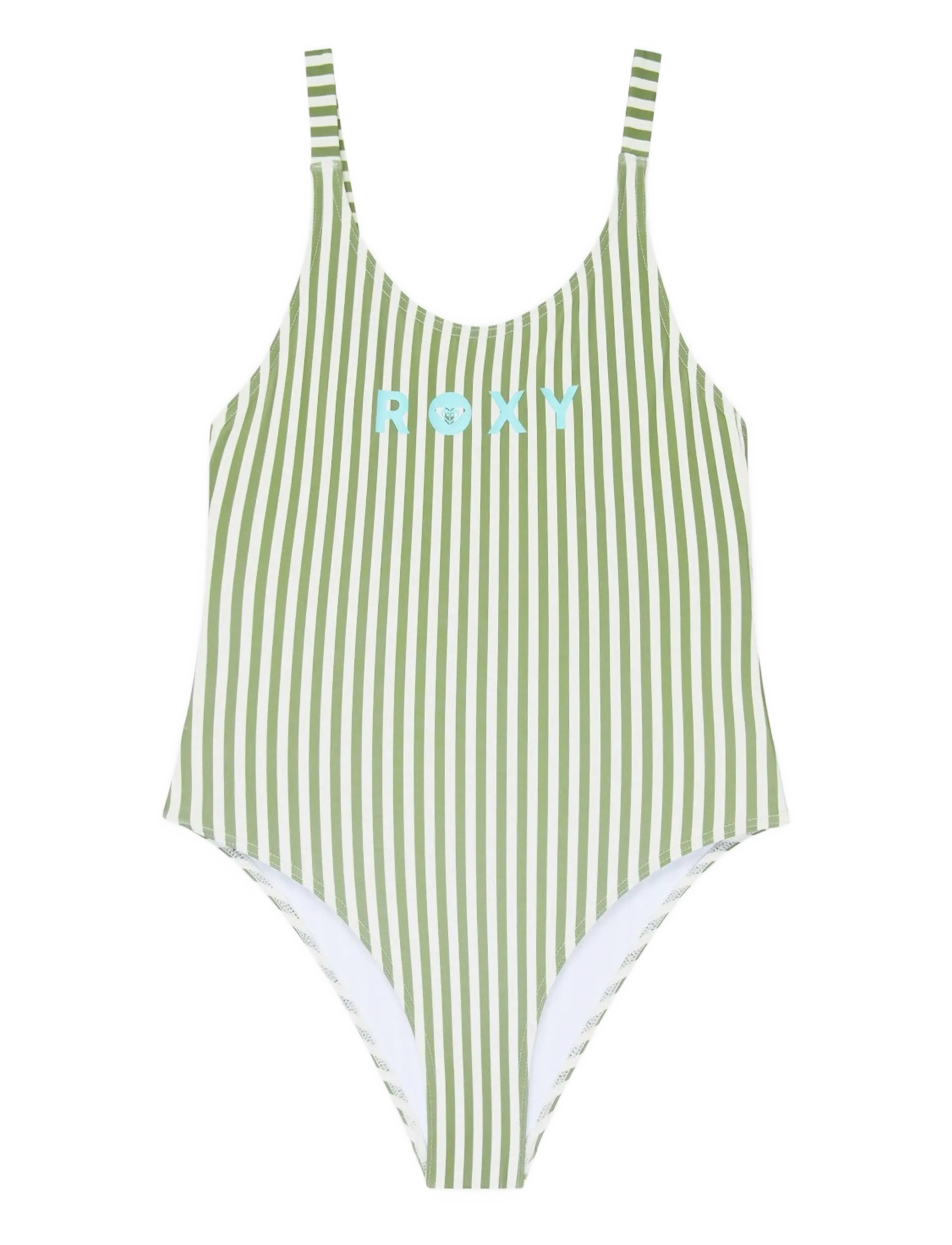 Roxy BICO ACTIVE RG ONE PIECE - Simning - OIL GREEN VERT MODA STRIPE / green