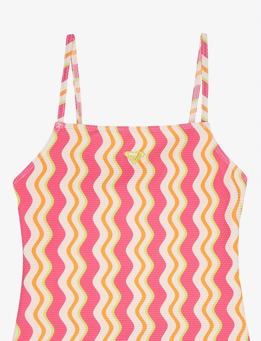 Roxy - BOLD WAVES ONE PIECE - badpakken - papaya bold waves - 2