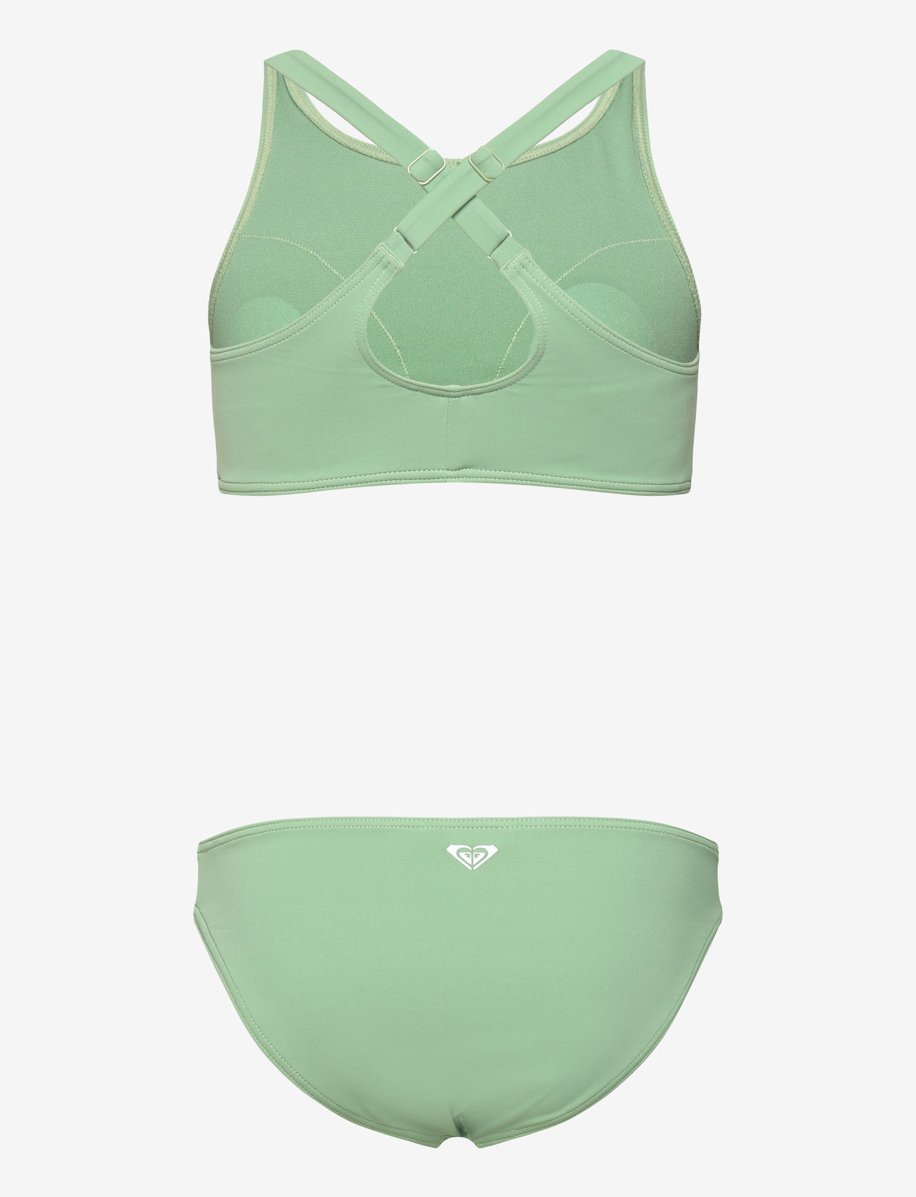 Roxy - SOLID ACTIVE RG CROP TOP SET - die niedrigsten preise - basil - 1