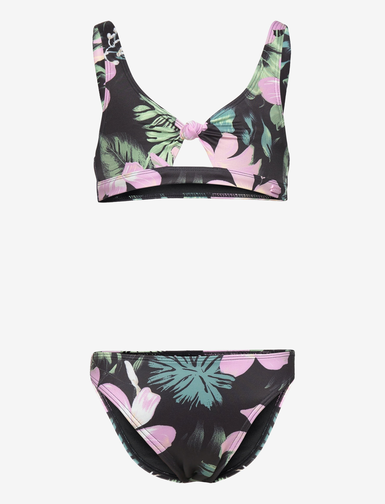 Roxy - SHADOW FLORAL BRALETTE SET - anthracite shadow floral - 0