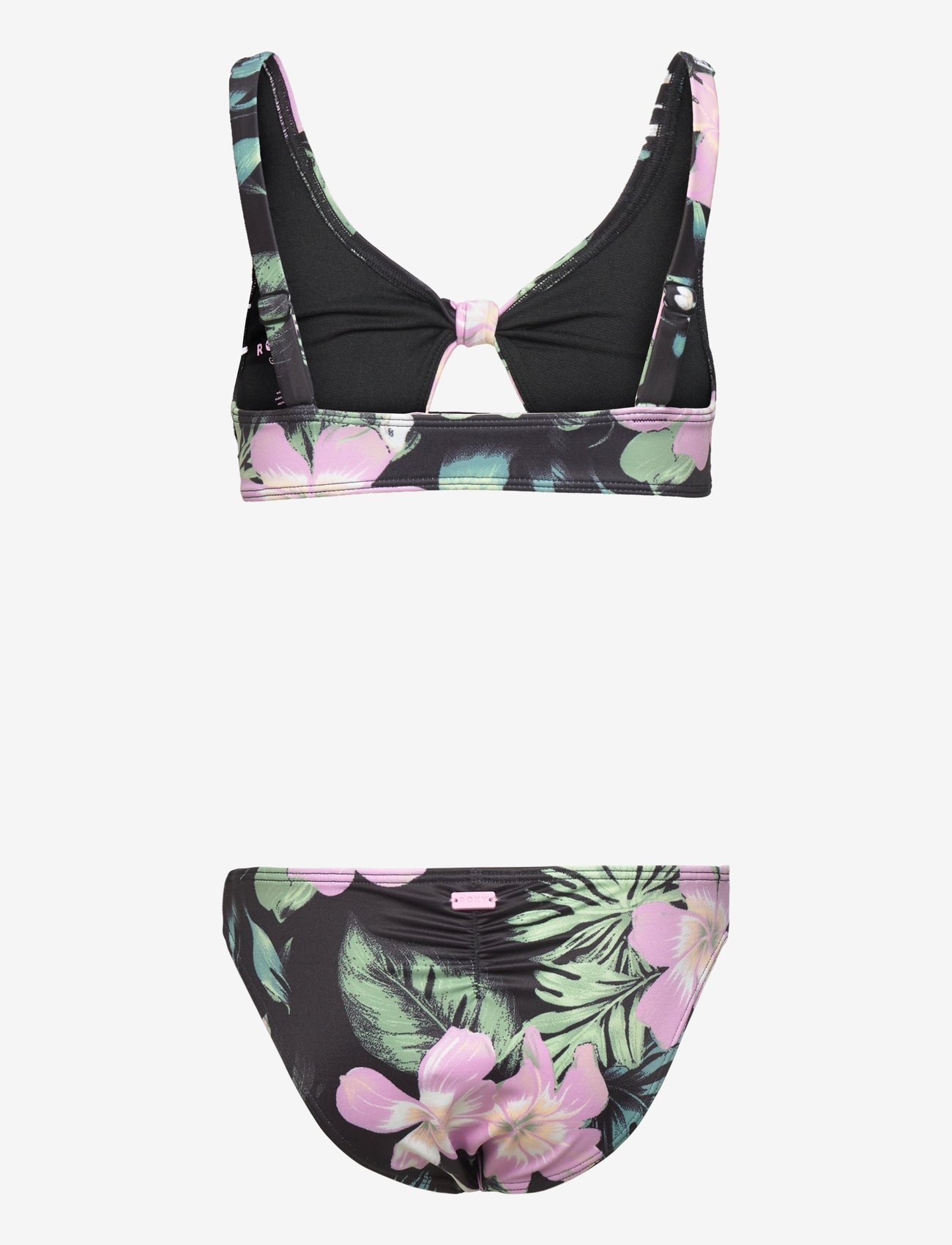 Roxy - SHADOW FLORAL BRALETTE SET - anthracite shadow floral - 1