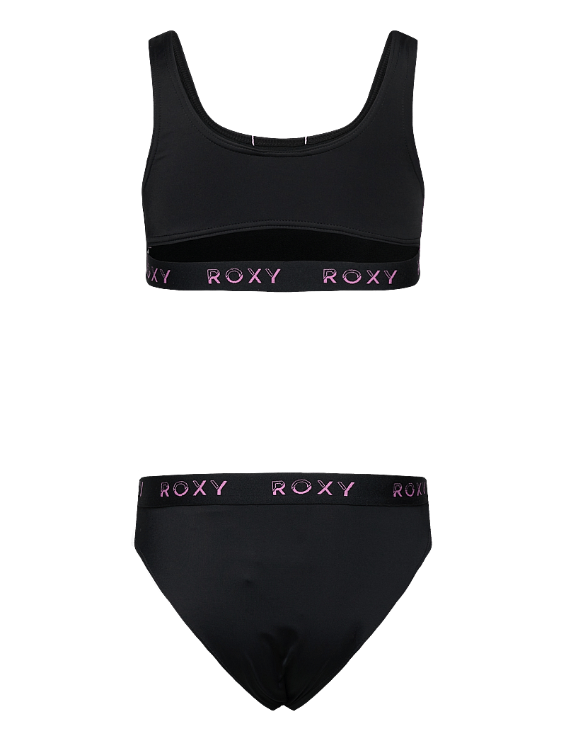 Roxy - COLORBLOCK BRALETTE SET - bikinis - anthracite - 1