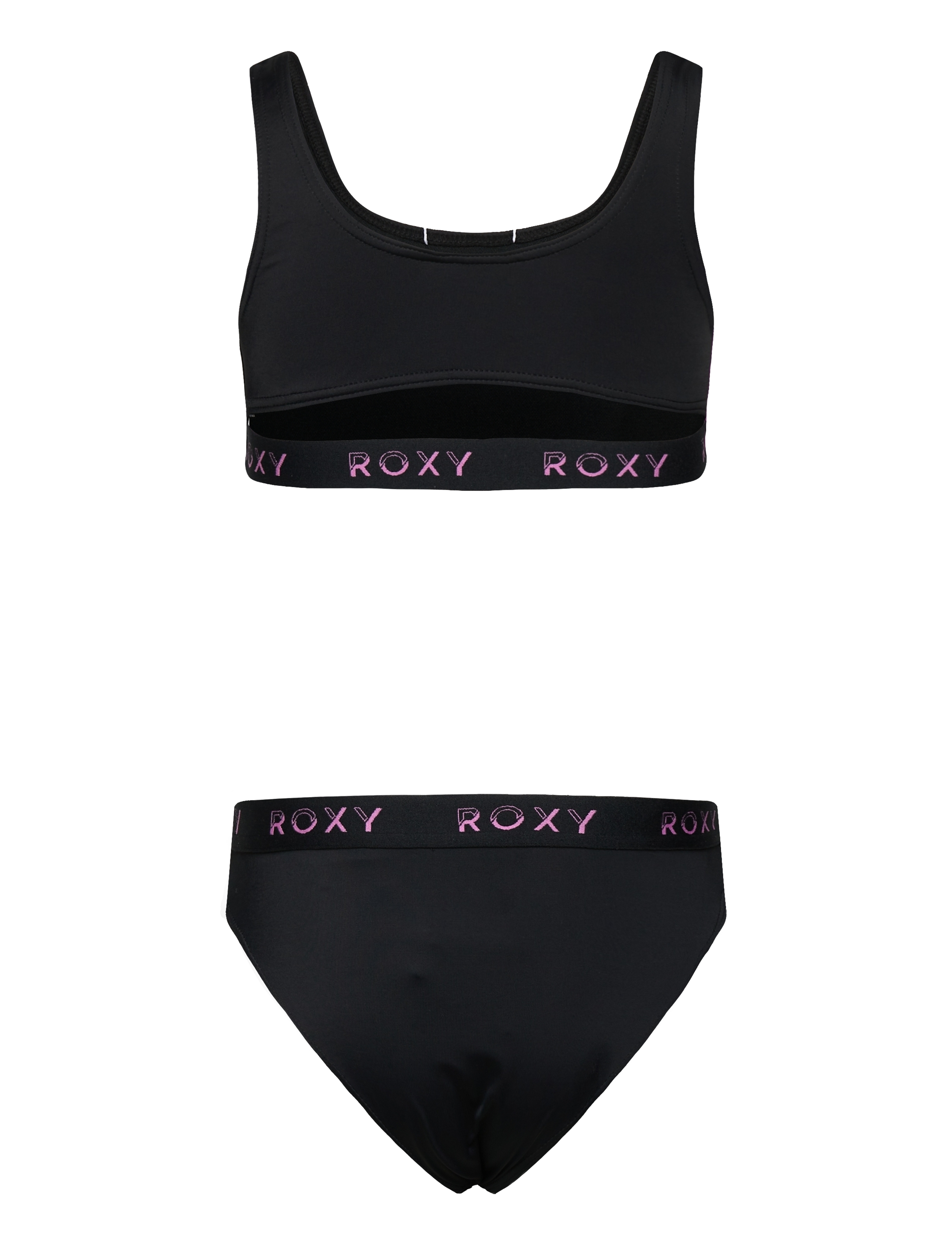 Roxy - COLORBLOCK BRALETTE SET - bikinis - anthracite - 1