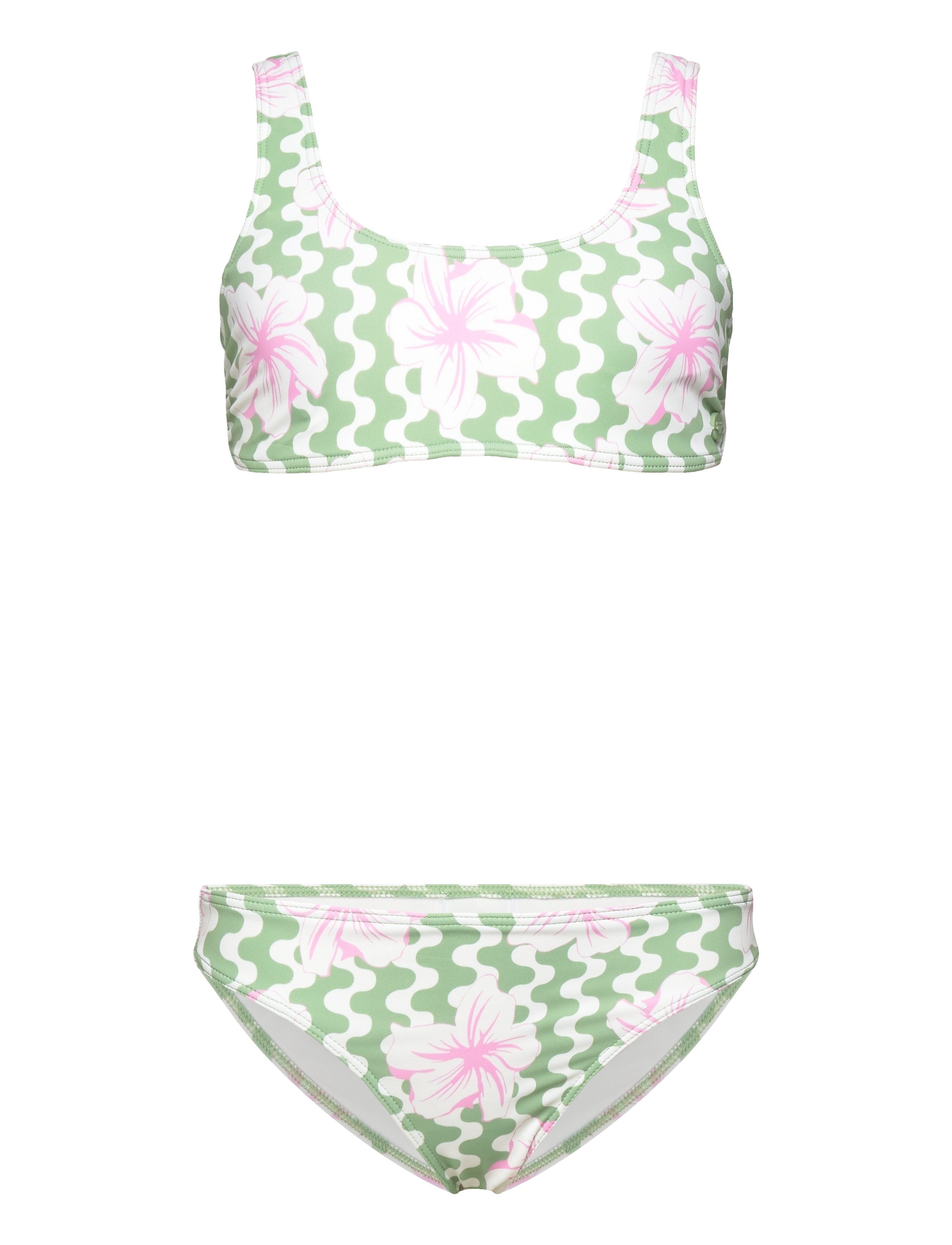ROXY Party Waves Bralette Set 2 Grün - 170 - Kinder