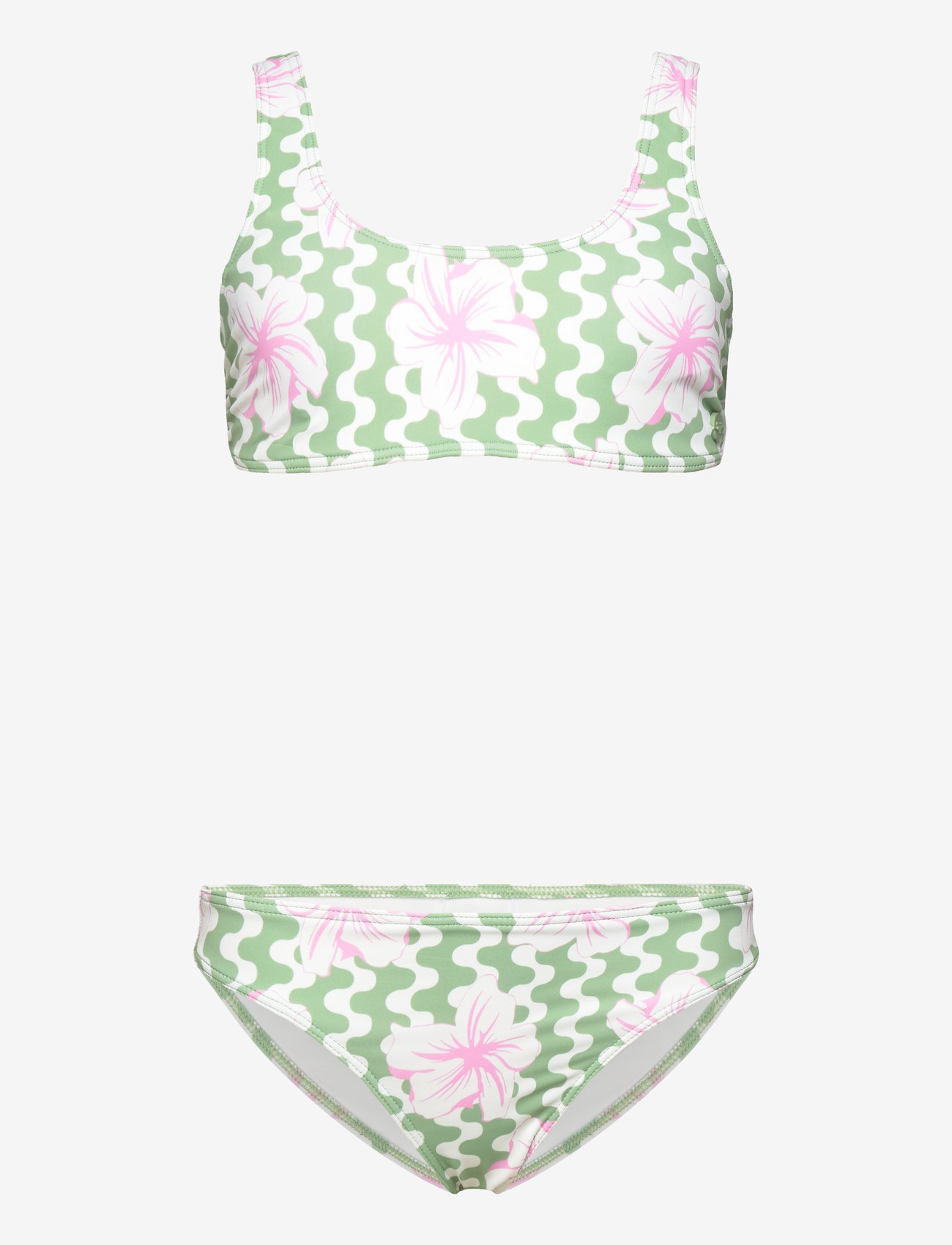 Roxy - PARTY WAVES BRALETTE SET 2 - bikinis - basil party waves rg - 0