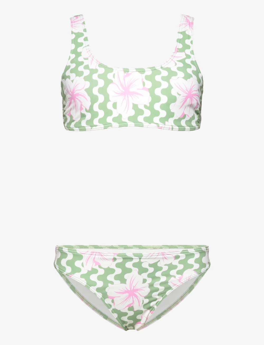 Roxy - PARTY WAVES BRALETTE SET 2 - bikinit - basil party waves rg - 0